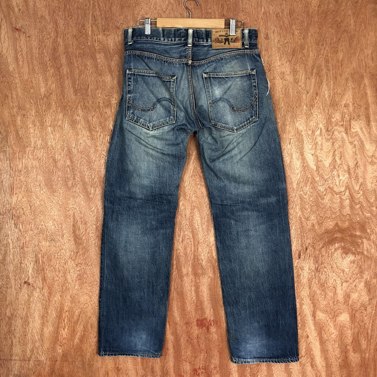 Japanese Brand DLL Sifury Blue Denim Selvedge Jeans Pants #c616 Size US 30 / EU 46 - 8 Thumbnail