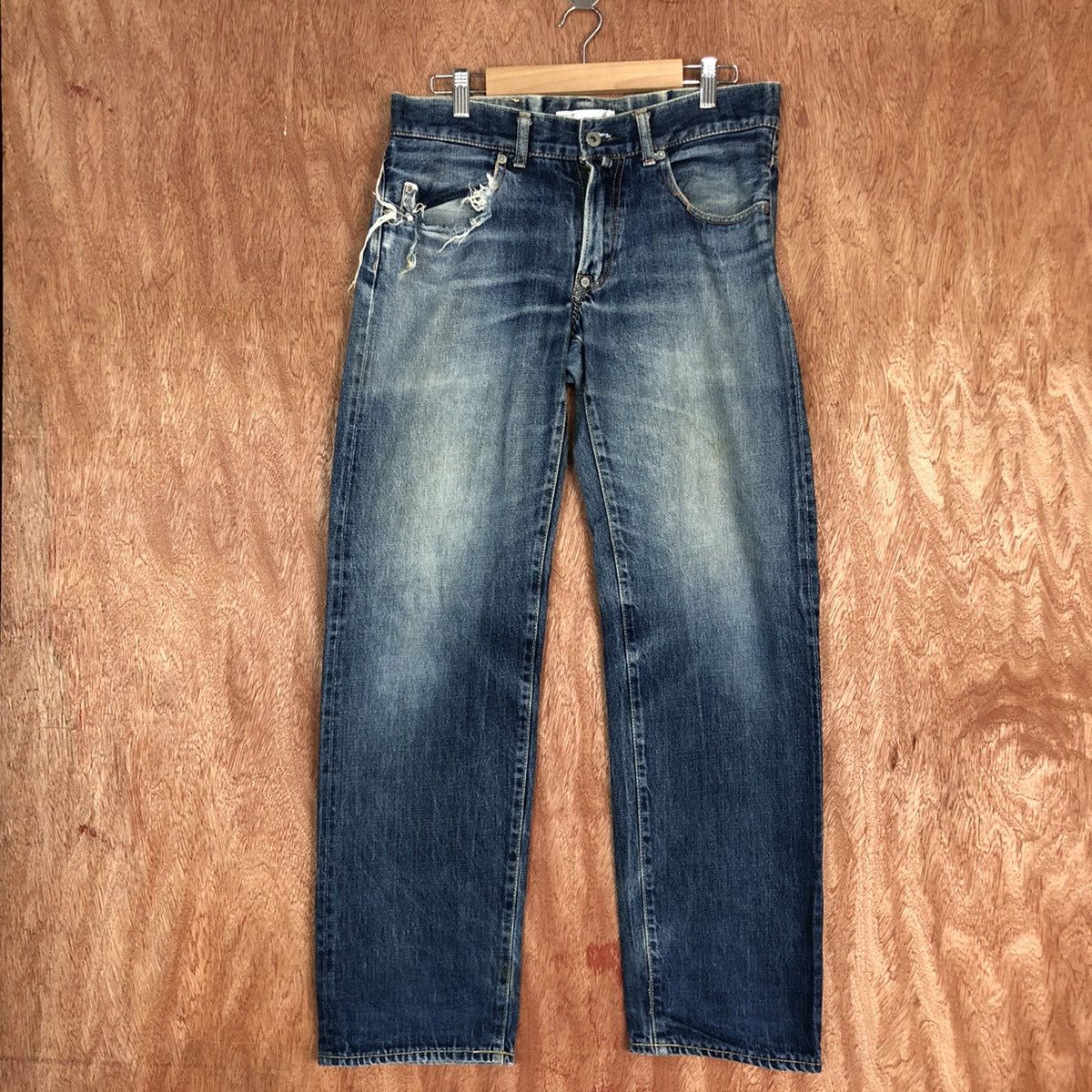 Japanese Brand DLL Sifury Blue Denim Selvedge Jeans Pants #c616 Size US 30 / EU 46 - 1 Thumbnail
