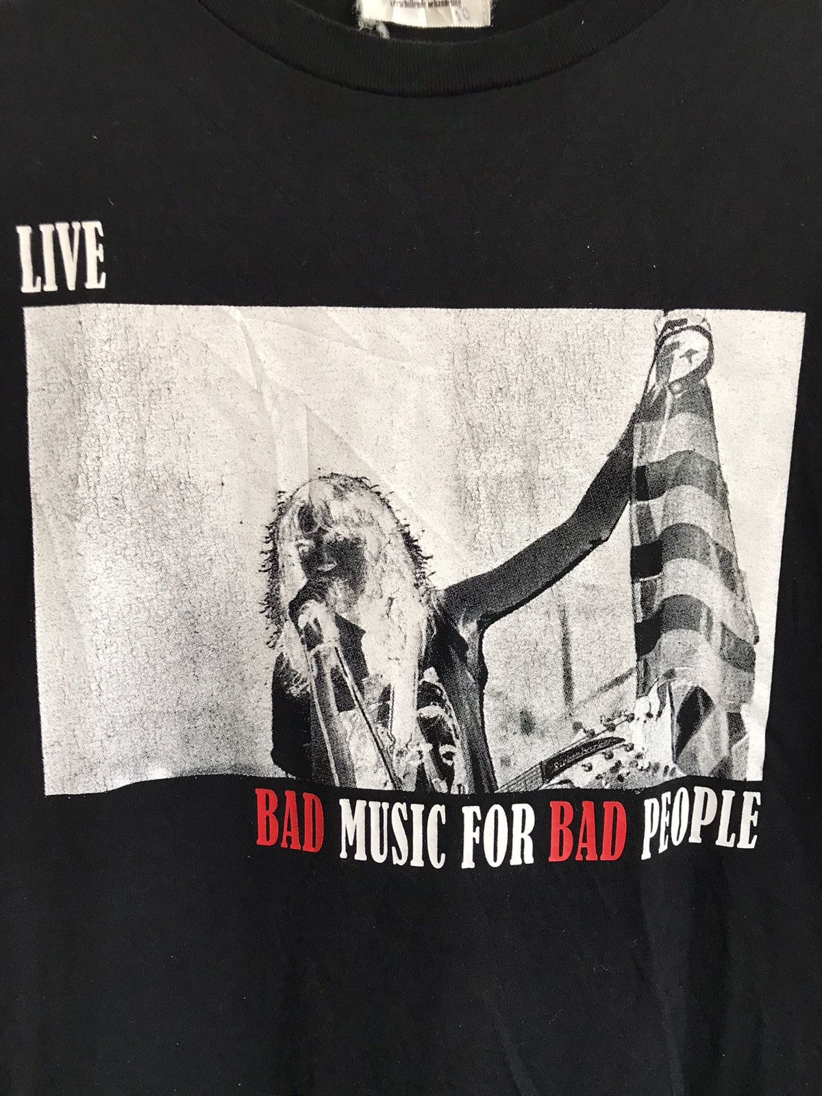 Band Tees × Nirvana × Vintage Vintage Iconic The Cramp Bad Music For Bad People Live Size US L / EU 52-54 / 3 - 3 Thumbnail