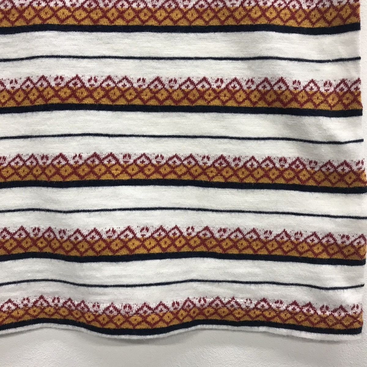 Hang Ten × Vintage *Rare!! Vintage Surf Tee Hang Ten Stripe Small Logo Size US L / EU 52-54 / 3 - 6 Thumbnail