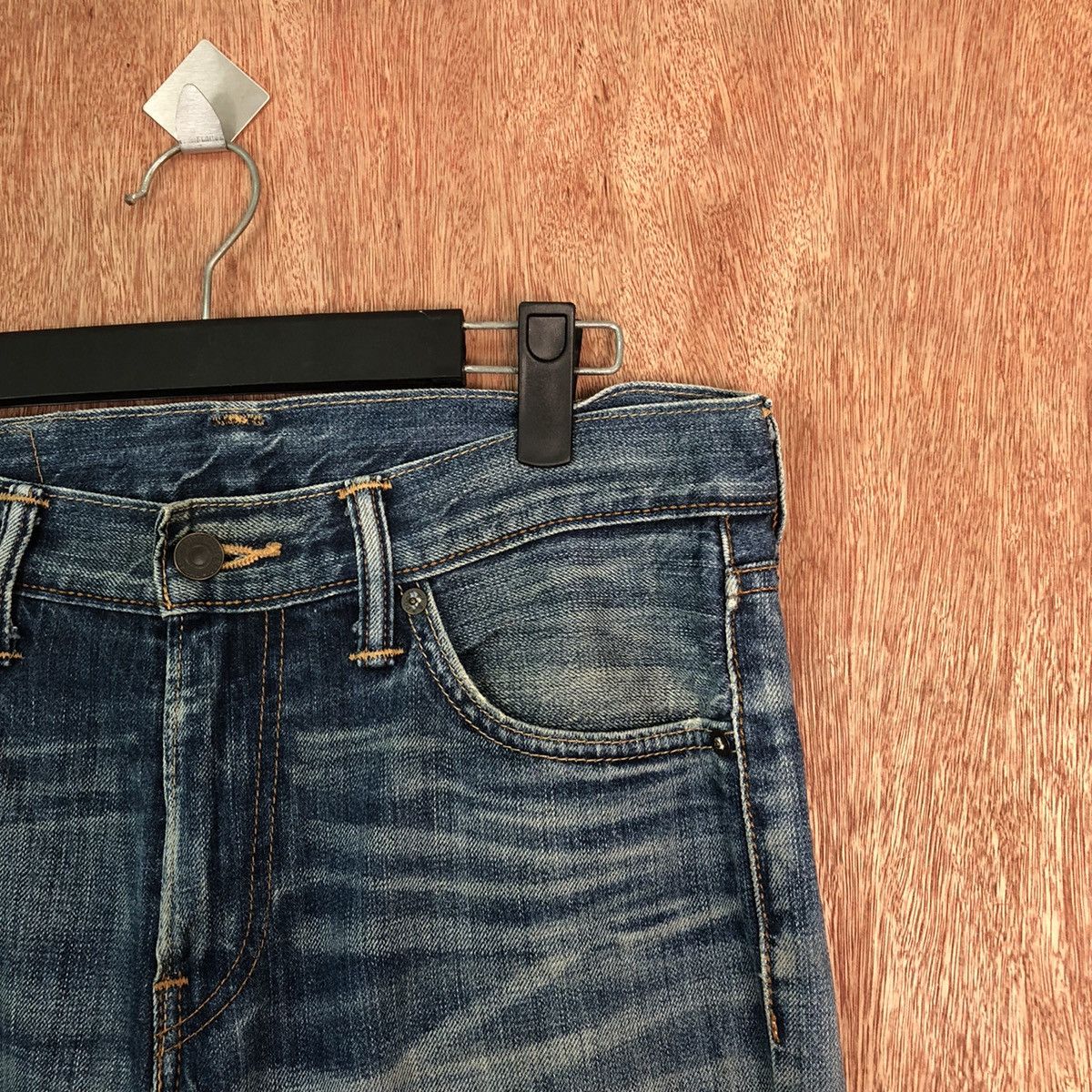 Levi's 511 Levis Blue distressed Denim jeans #6352 Size US 30 / EU 46 - 5 Thumbnail