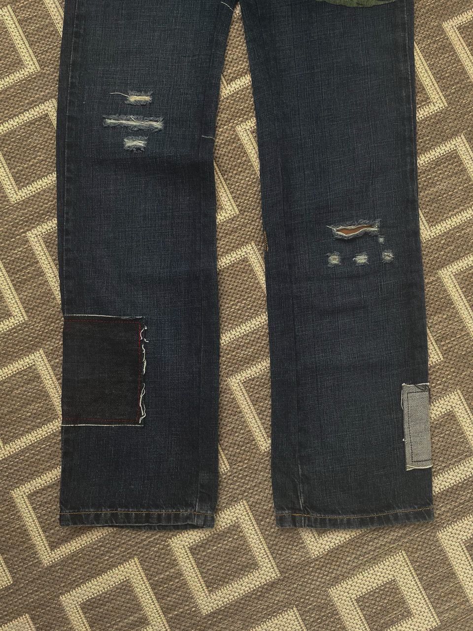 Dolce & Gabbana D&G SS04 Sex is my favourite business patchwork denim pants Size US 30 / EU 46 - 4 Thumbnail