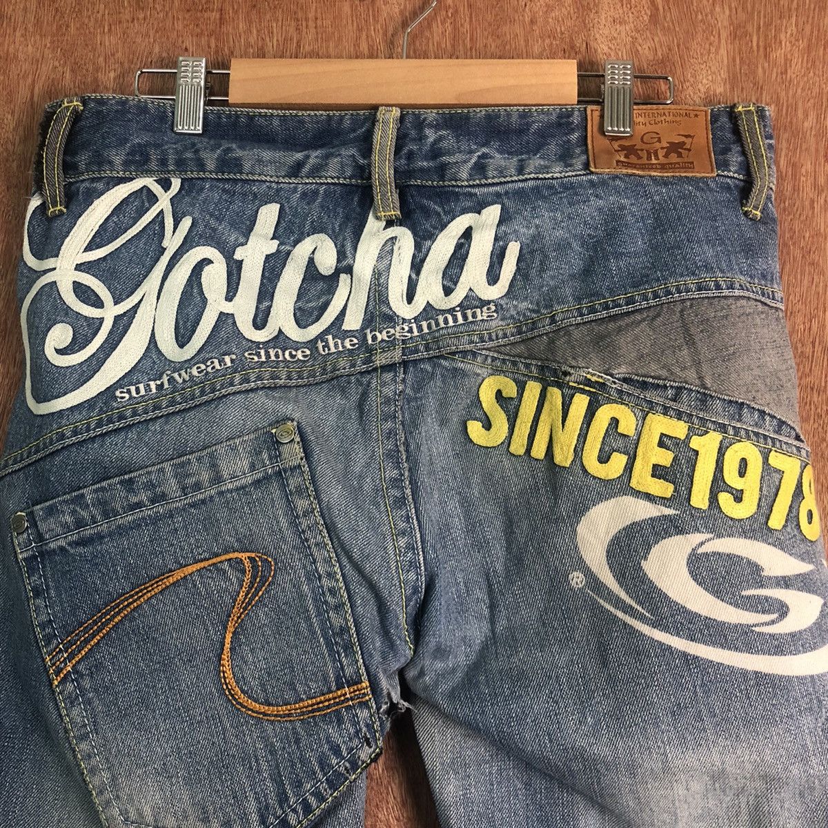 Gotcha DLL Gotcha Vintage Blue Denim Jeans Pants #c162 Size US 32 / EU 48 - 14 Thumbnail