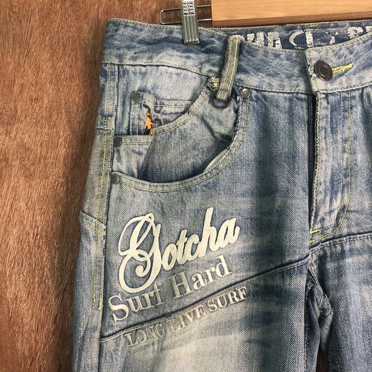 Gotcha DLL Gotcha Vintage Blue Denim Jeans Pants #c162 Size US 32 / EU 48 - 4 Thumbnail