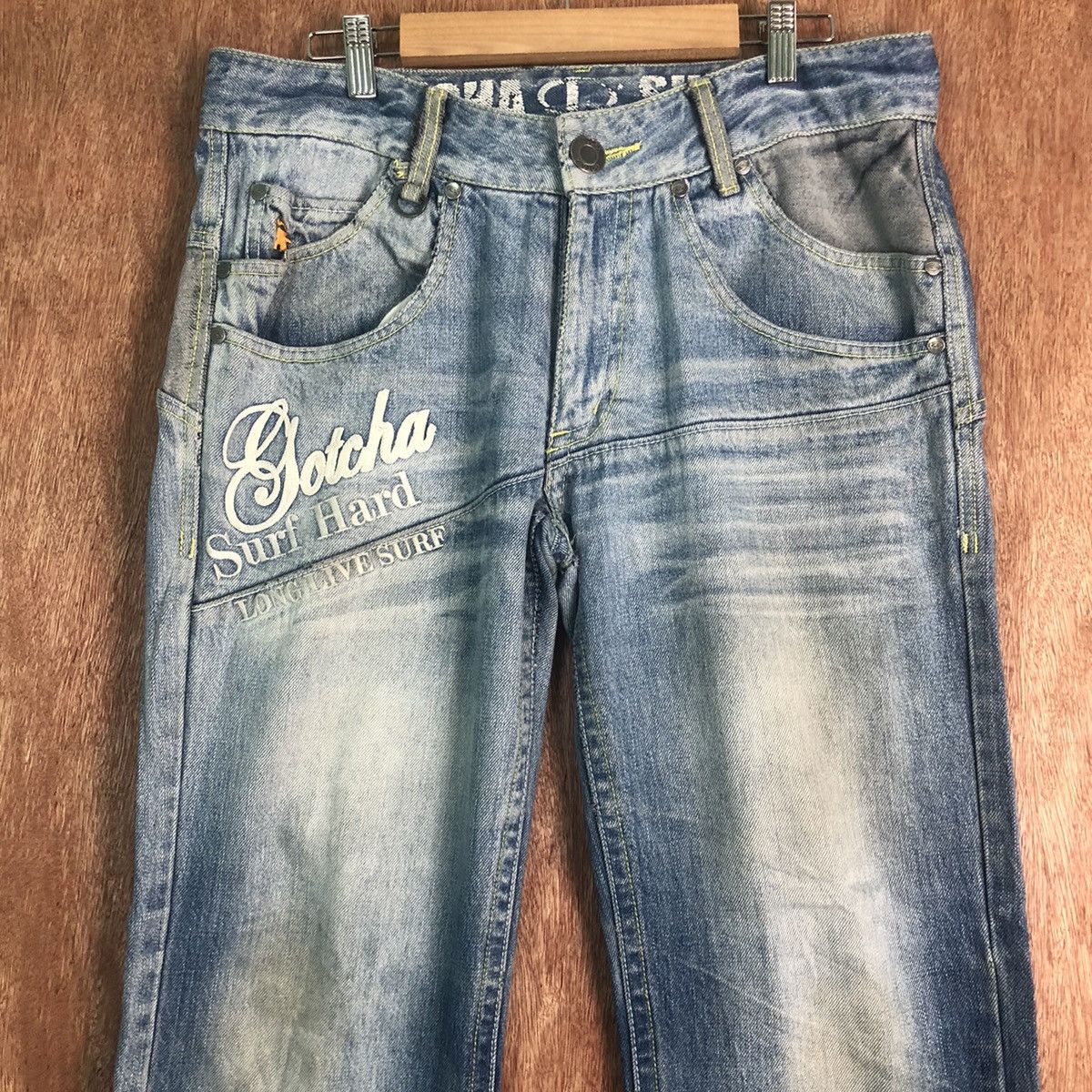 Gotcha DLL Gotcha Vintage Blue Denim Jeans Pants #c162 Size US 32 / EU 48 - 2 Thumbnail