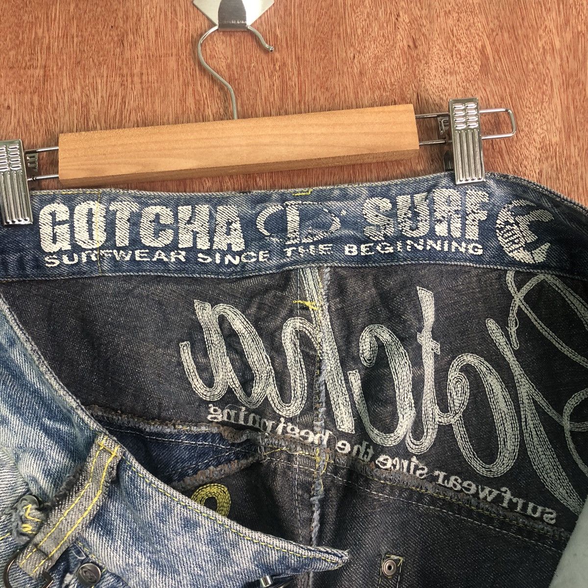 Gotcha DLL Gotcha Vintage Blue Denim Jeans Pants #c162 Size US 32 / EU 48 - 16 Thumbnail