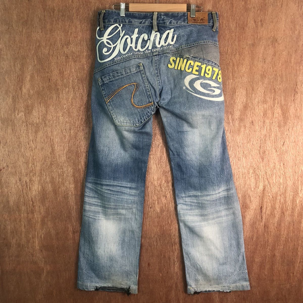 Gotcha DLL Gotcha Vintage Blue Denim Jeans Pants #c162 Size US 32 / EU 48 - 9 Thumbnail