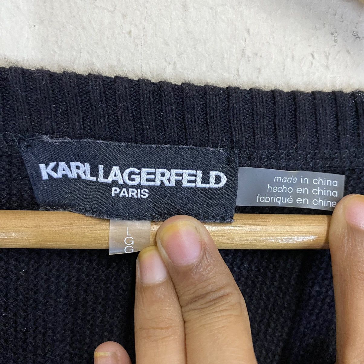 Aran Isles Knitwear × Karl Lagerfeld × Vintage Vintage Karl Lagerfeld Knitwear Size M Size US M / EU 48-50 / 2 - 9 Thumbnail