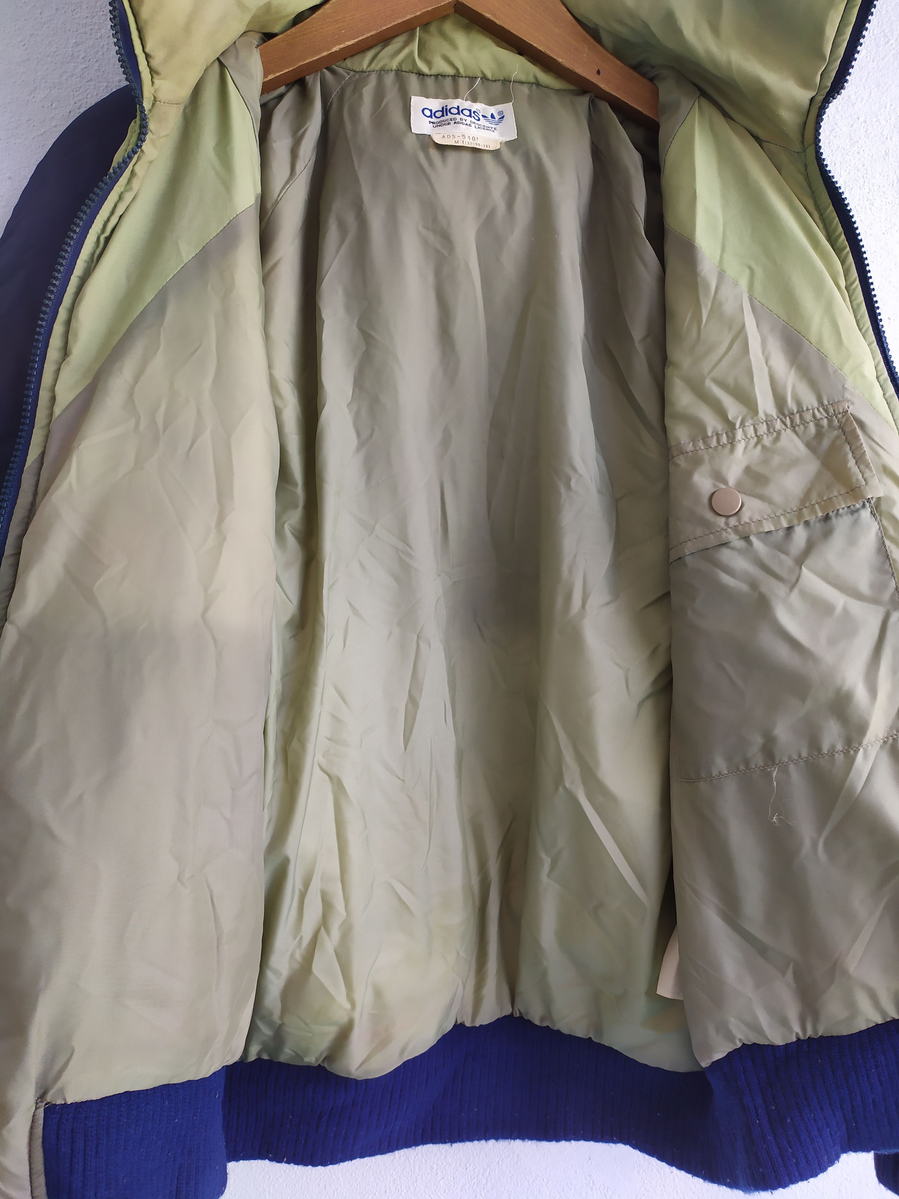 Adidas × Vintage Vintage 80’s Adidas Bomber Puffer Jacket Size US M / EU 48-50 / 2 - 8 Thumbnail