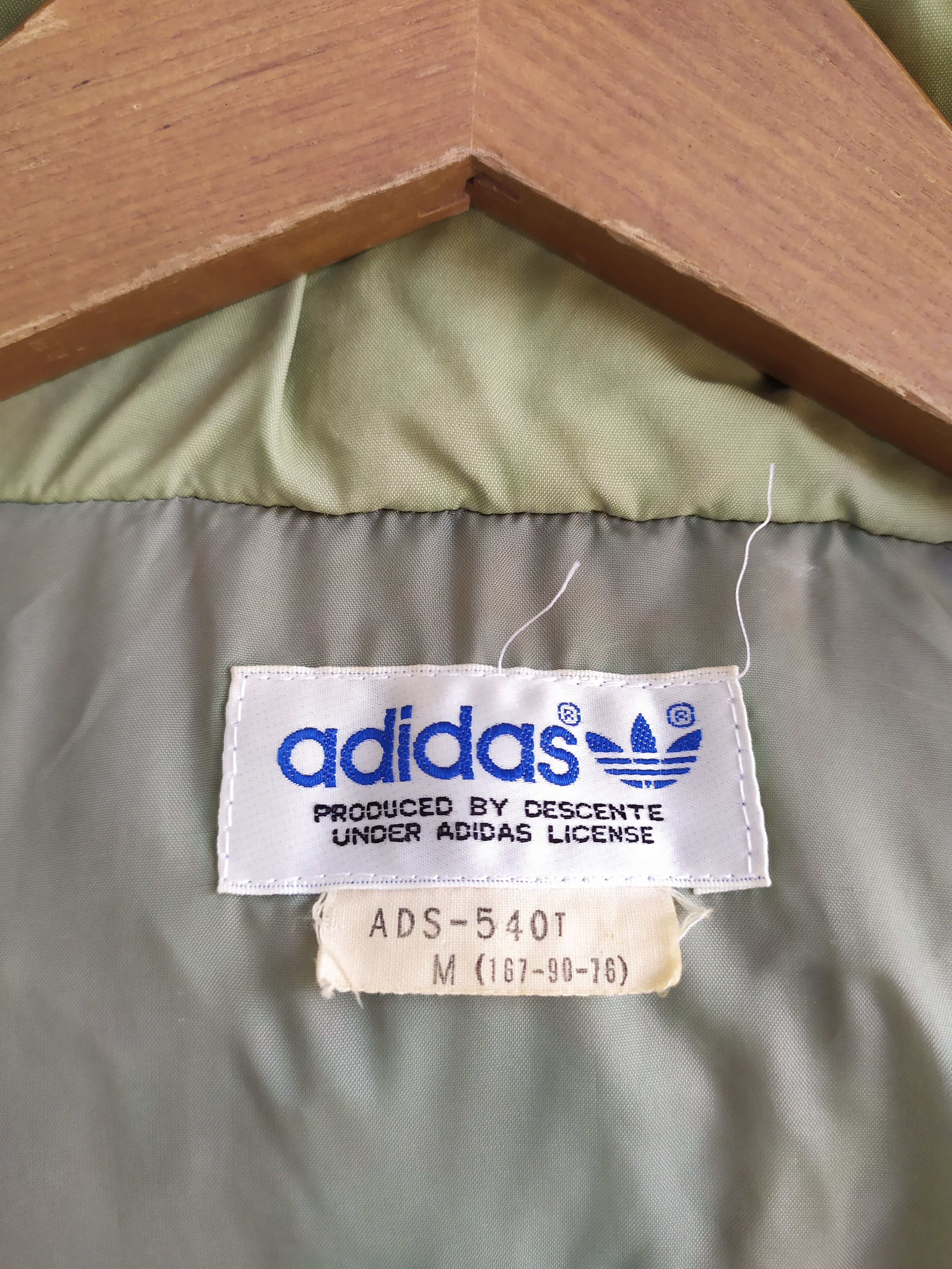 Adidas × Vintage Vintage 80’s Adidas Bomber Puffer Jacket Size US M / EU 48-50 / 2 - 3 Thumbnail