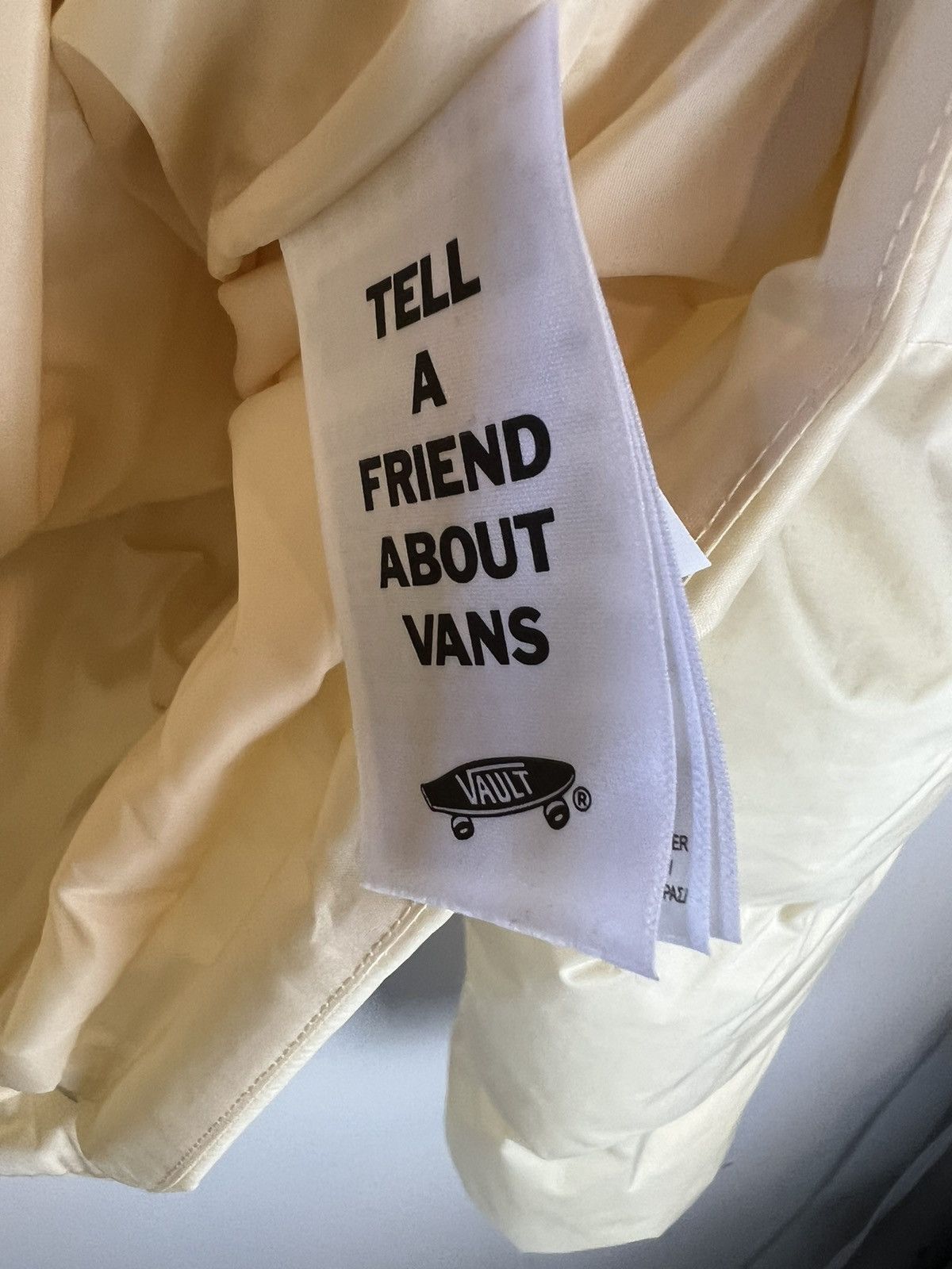 Joe Freshgoods × Vans VANS VAULT X JOE FRESHGOODS PUFFER JACKET BANANA CREPE Size US L / EU 52-54 / 3 - 5 Thumbnail