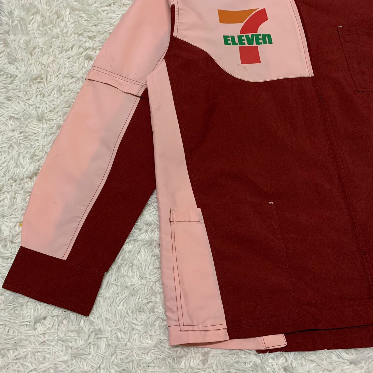 Japanese Brand 7 Eleven worker zipper jacket Size US L / EU 52-54 / 3 - 8 Thumbnail