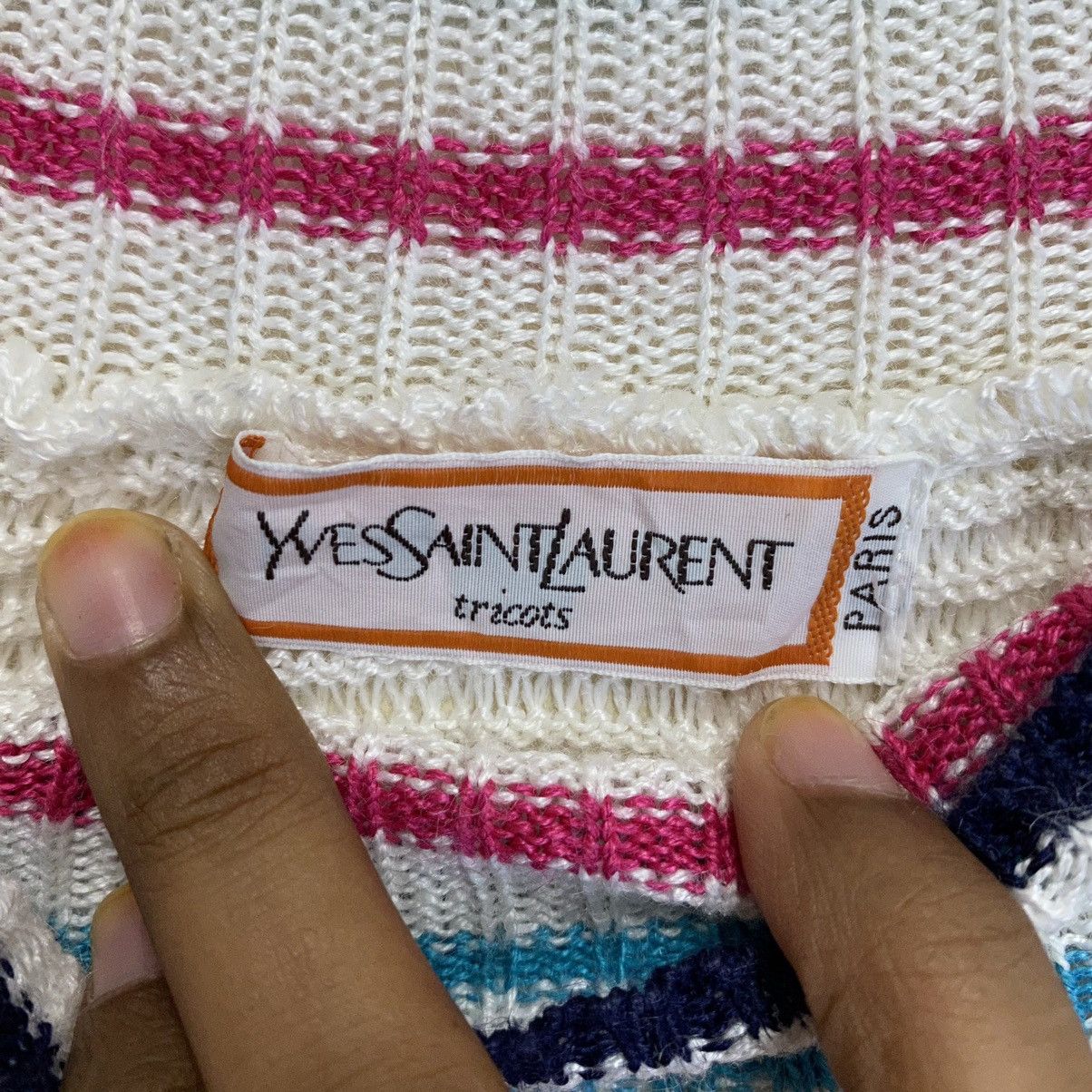 Aran Isles Knitwear Vintage Yves Saint Laurent Knitwear Size XS Size S / US 4 / IT 40 - 7 Thumbnail