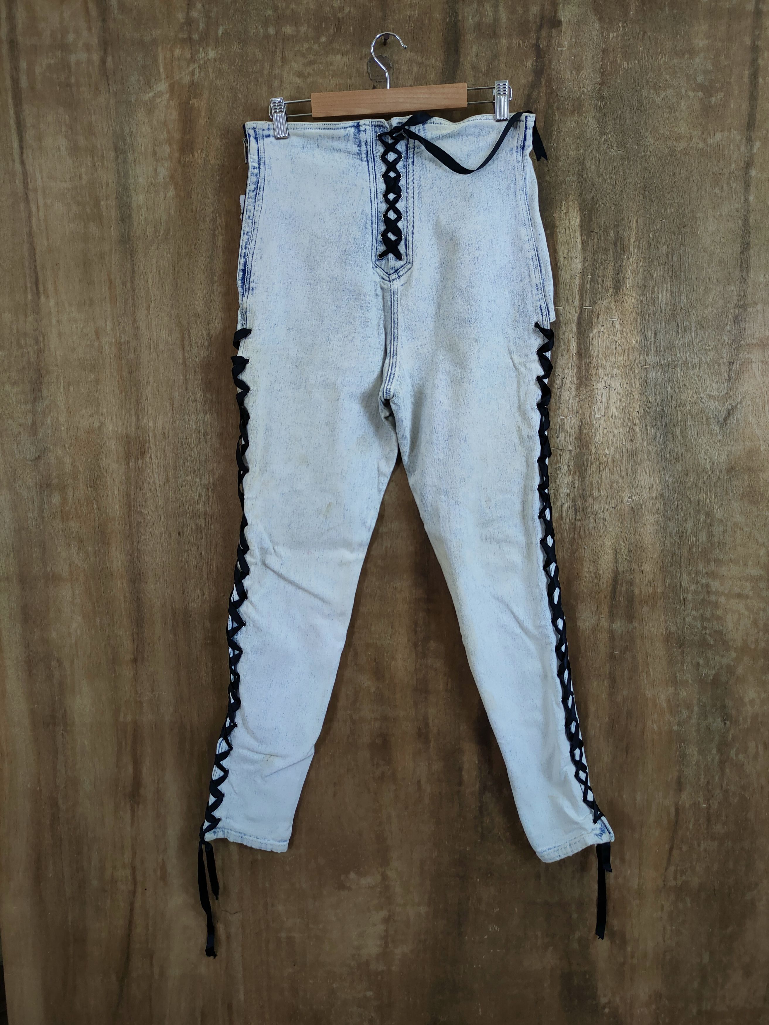 DLL IOU denim with rope side seditionaries pants #1110