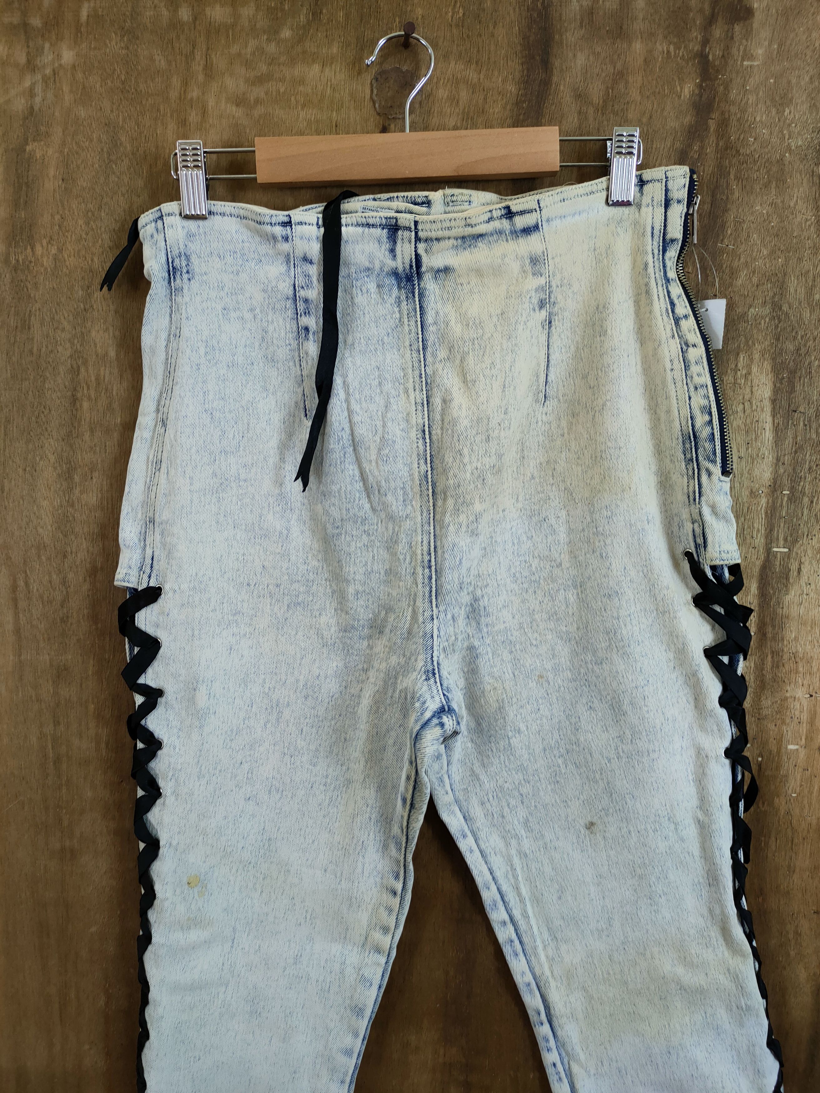 DLL IOU denim with rope side seditionaries pants #1110