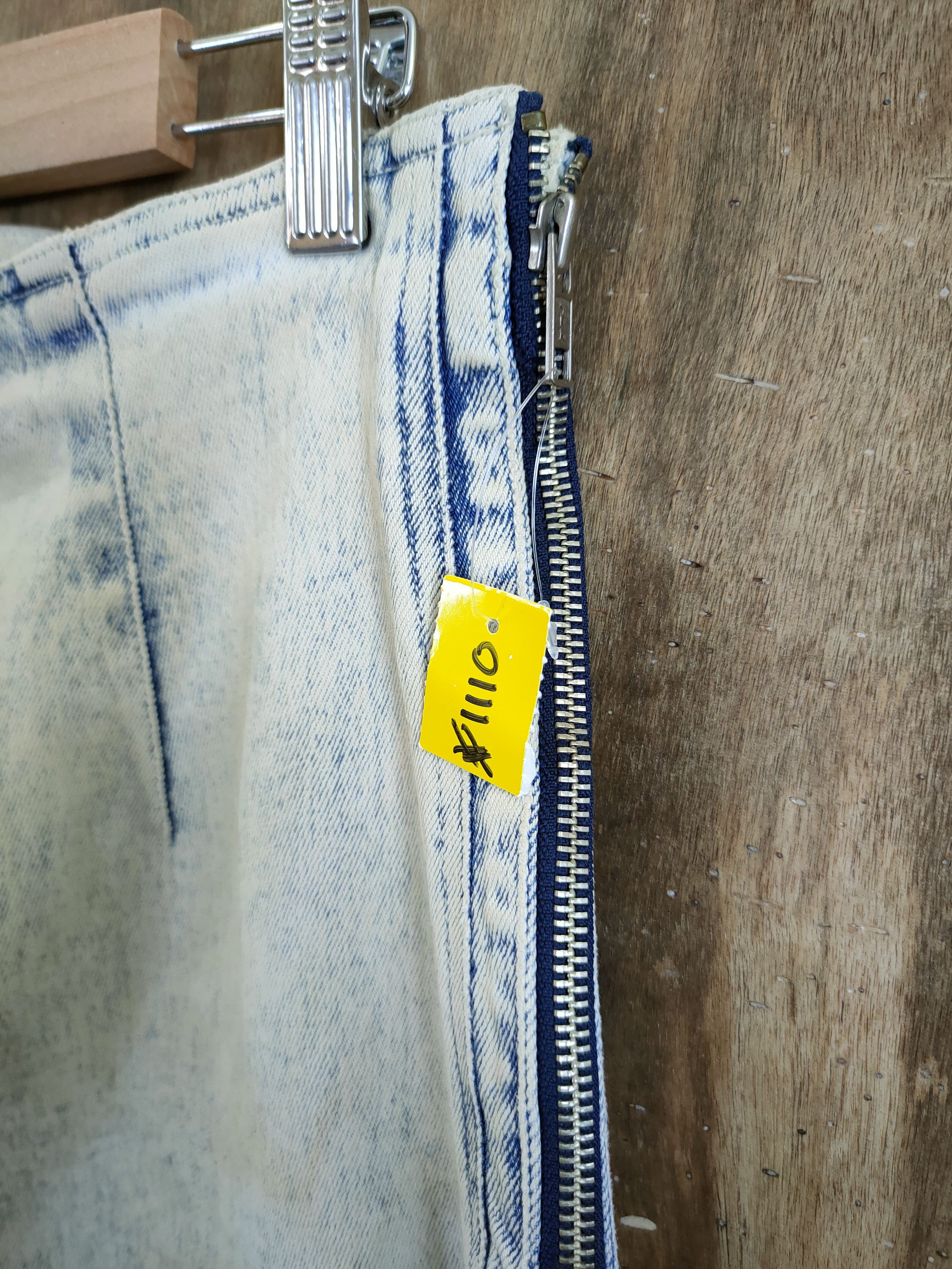 DLL IOU denim with rope side seditionaries pants #1110