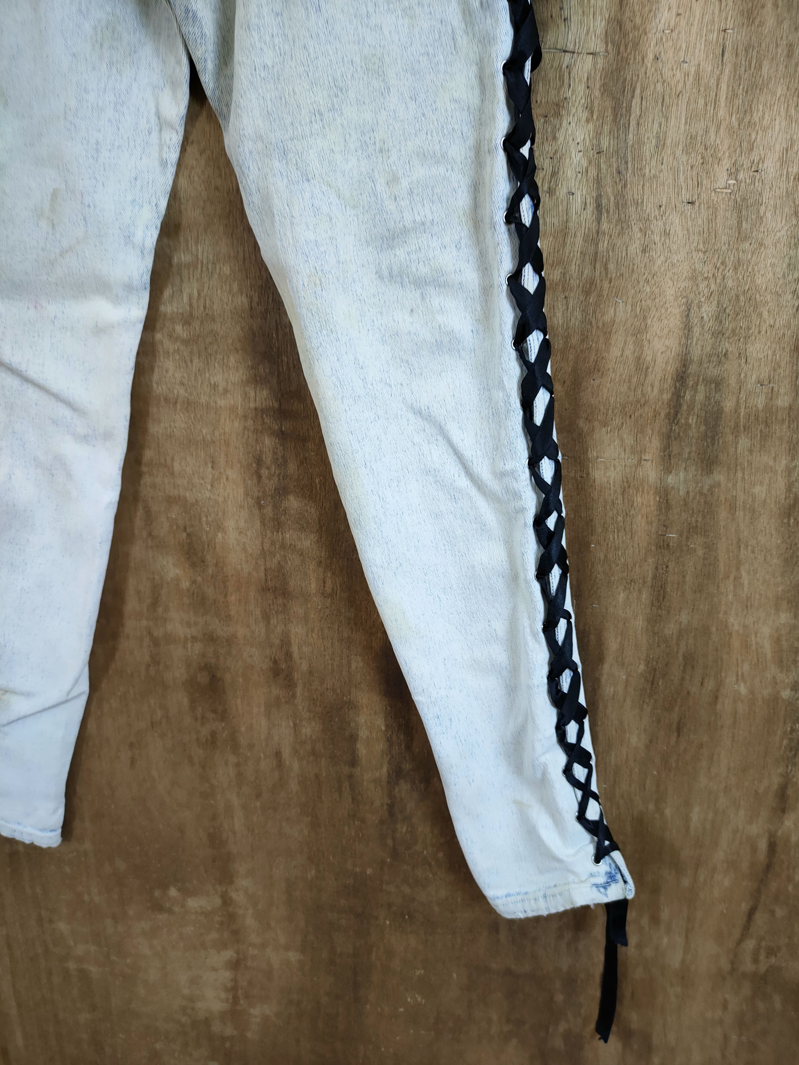 DLL IOU denim with rope side seditionaries pants #1110