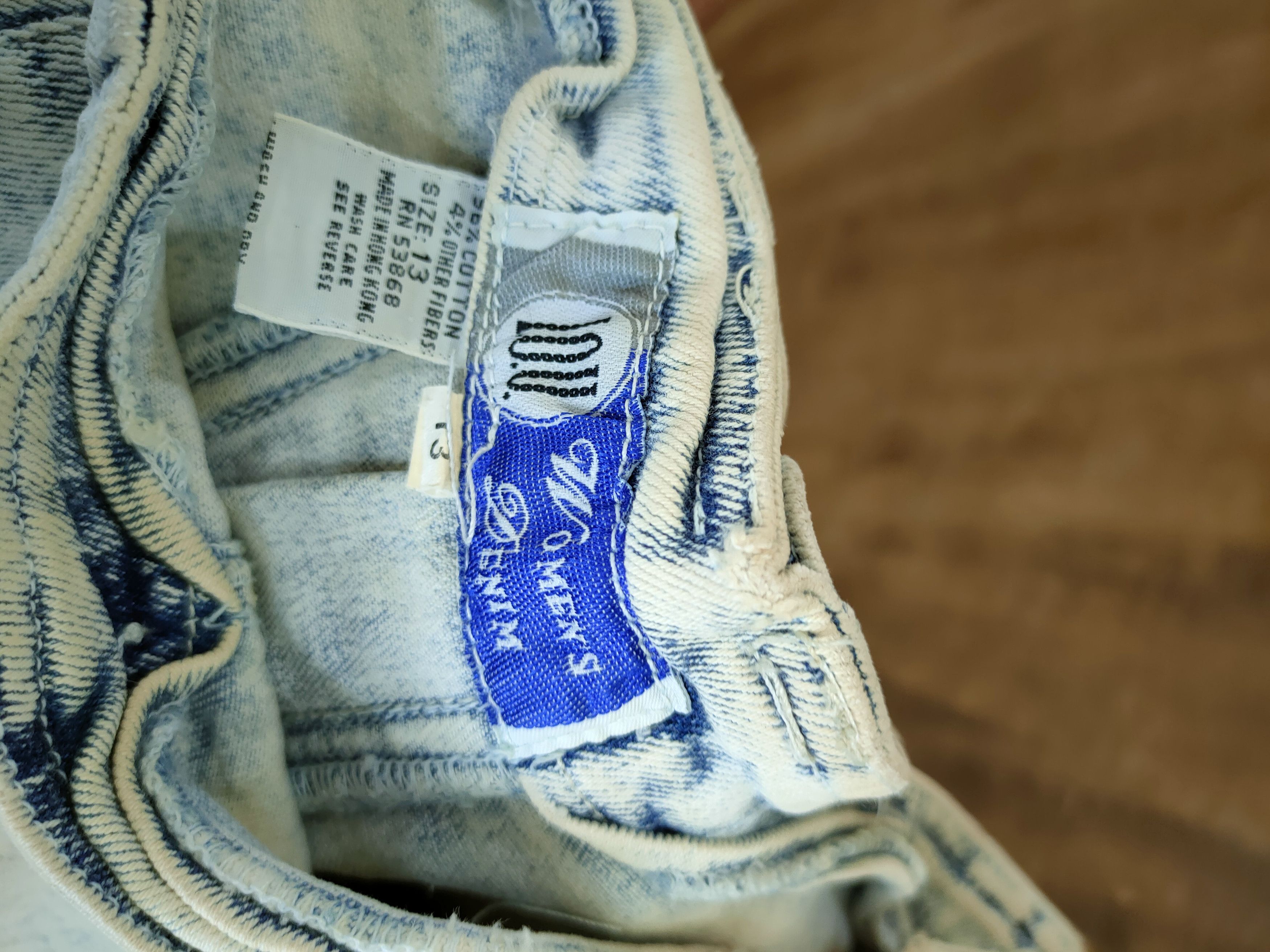 DLL IOU denim with rope side seditionaries pants #1110
