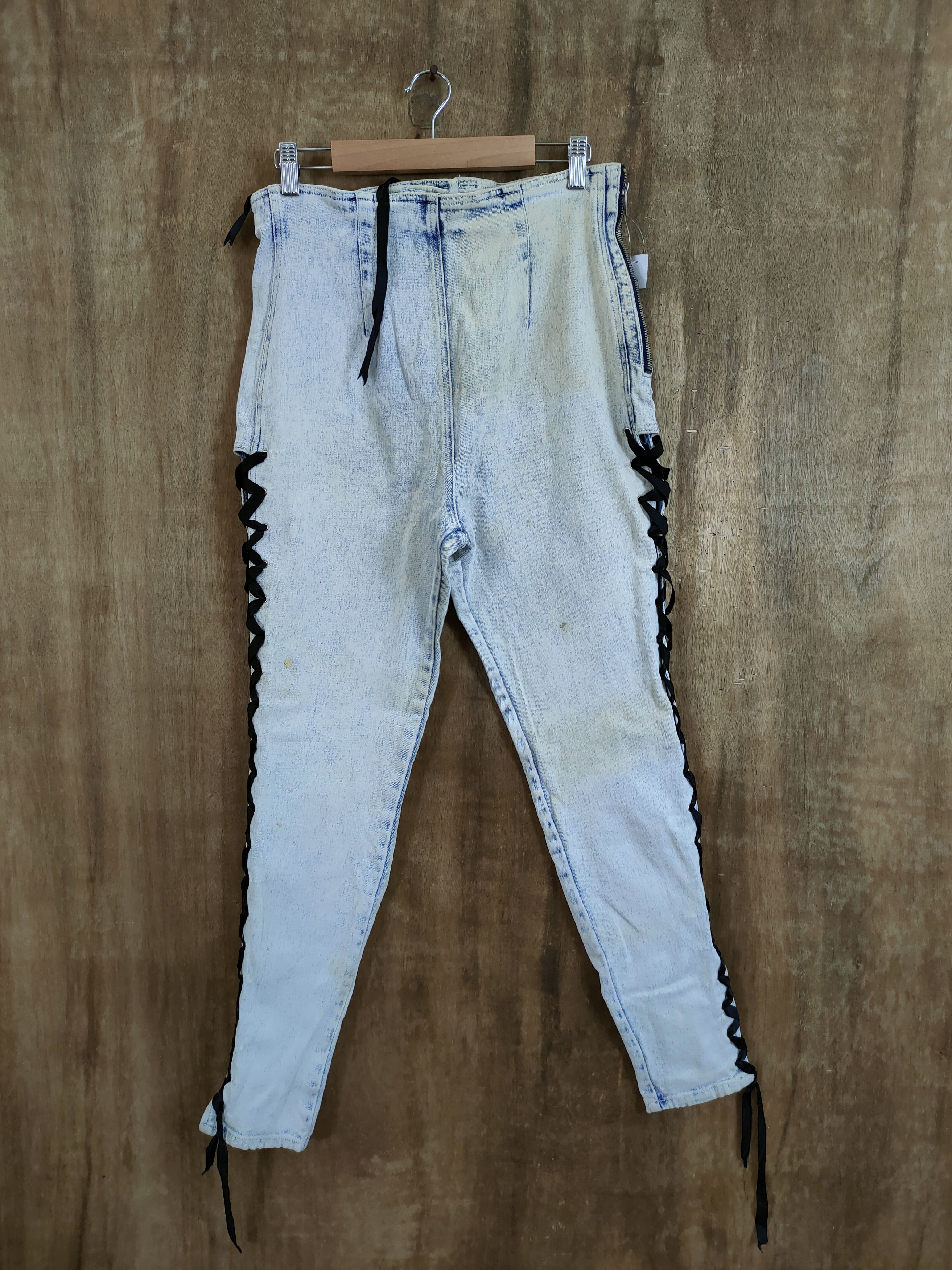 DLL IOU denim with rope side seditionaries pants #1110