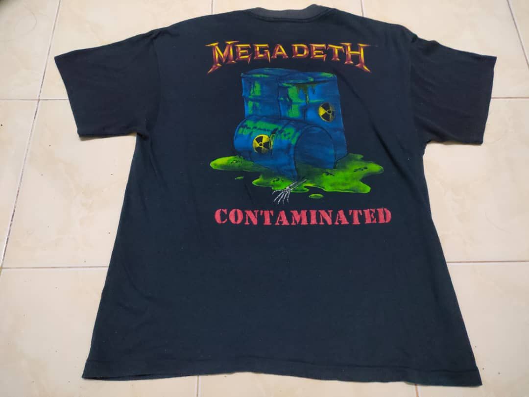 Band Tees × Megadeth × Vintage Vintage Megadeth Music Rock Tees Size US M / EU 48-50 / 2 - 2 Thumbnail
