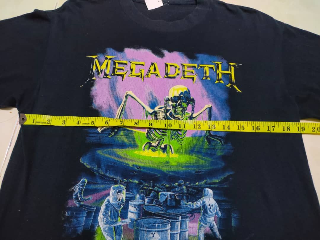 Band Tees × Megadeth × Vintage Vintage Megadeth Music Rock Tees Size US M / EU 48-50 / 2 - 8 Thumbnail