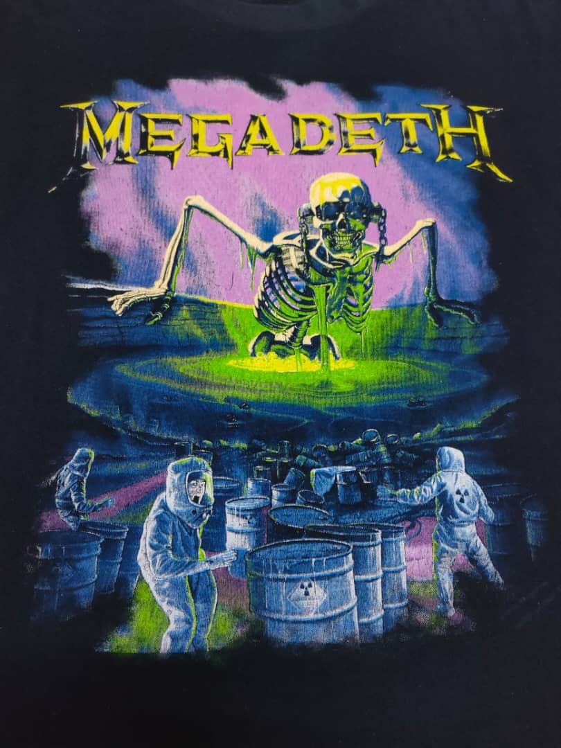 Band Tees × Megadeth × Vintage Vintage Megadeth Music Rock Tees Size US M / EU 48-50 / 2 - 6 Thumbnail