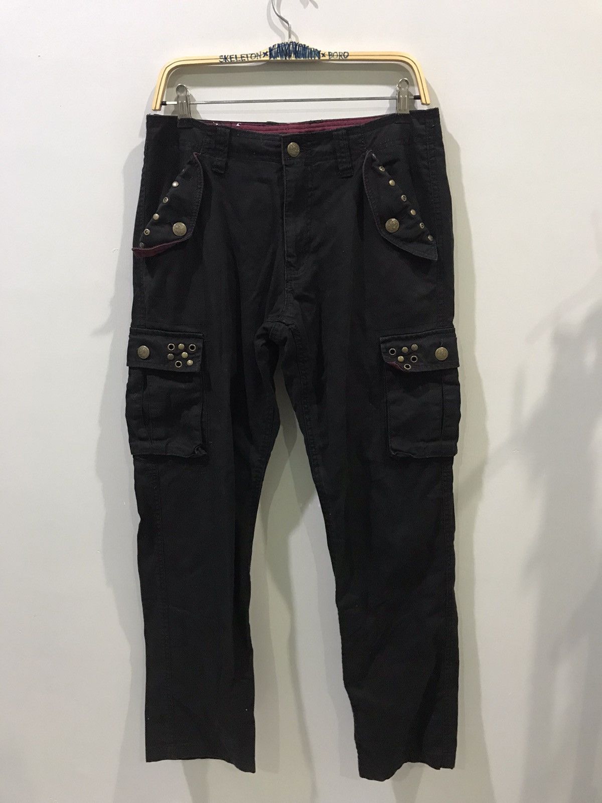 Designer × Japanese Brand × Seditionaries RUSH HOUR Japan Punk Military Streetwear Studded Cargo Pant Size US 32 / EU 48 - 1 Thumbnail
