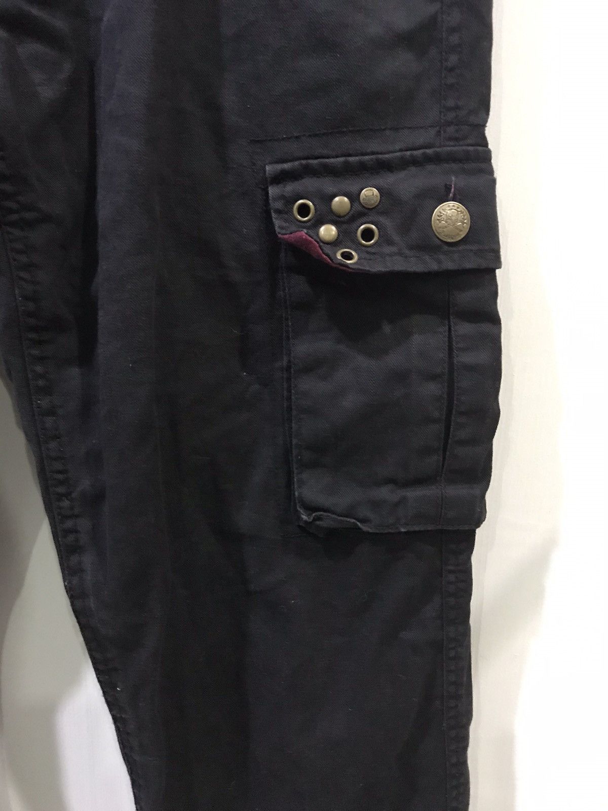 Designer × Japanese Brand × Seditionaries RUSH HOUR Japan Punk Military Streetwear Studded Cargo Pant Size US 32 / EU 48 - 4 Thumbnail