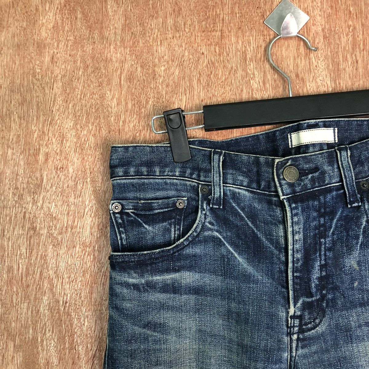 Japanese Brand Uniqlo streetwear japan Blue Denim pants #6349 Size US 29 - 4 Thumbnail