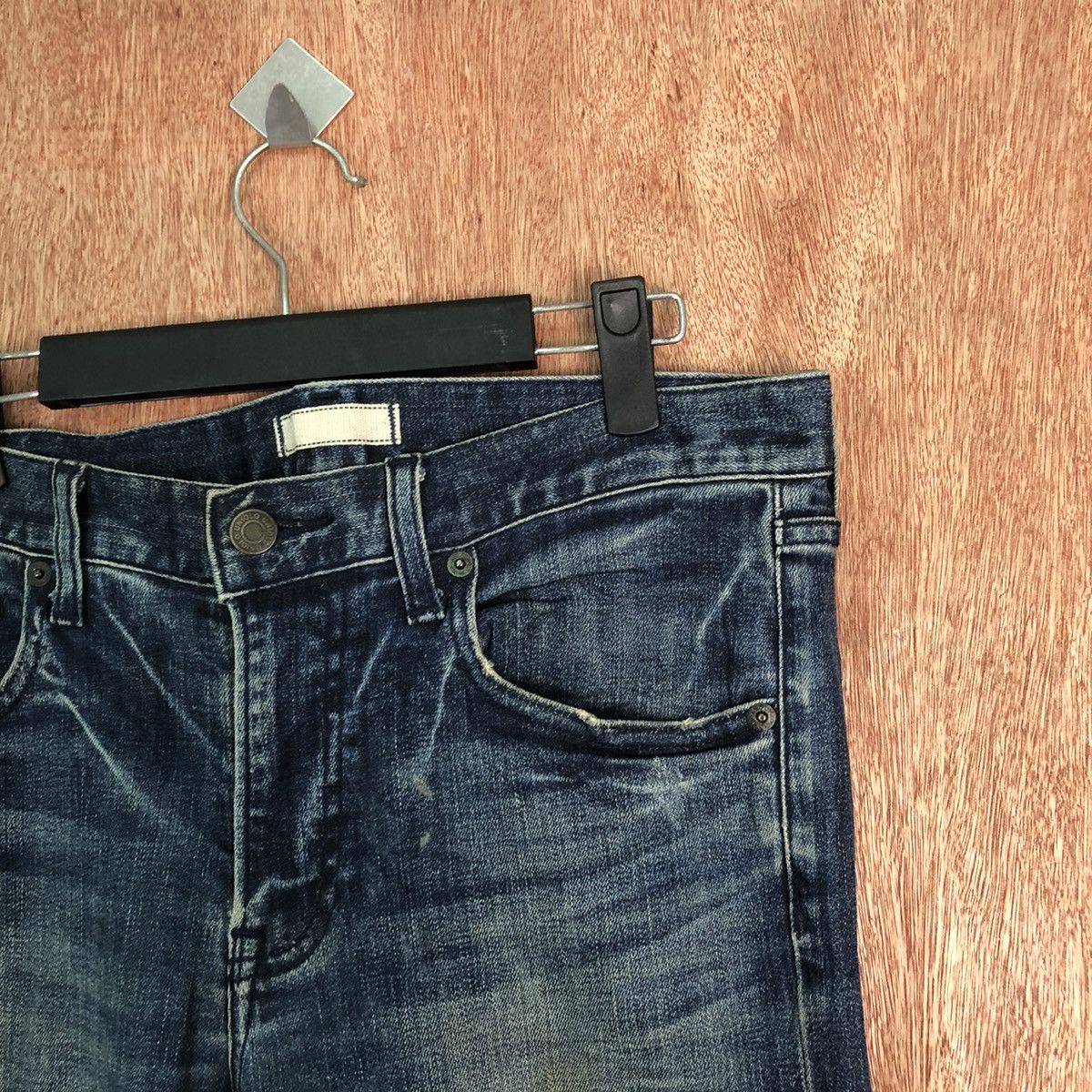 Japanese Brand Uniqlo streetwear japan Blue Denim pants #6349 Size US 29 - 5 Thumbnail