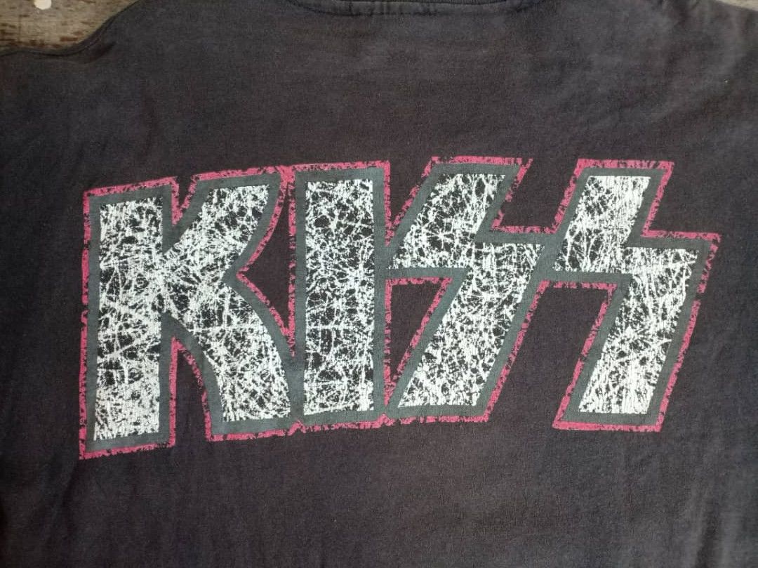 Band Tees Vintage Kiss Unholy Band Rock Music Rare Design Size US L / EU 52-54 / 3 - 6 Thumbnail