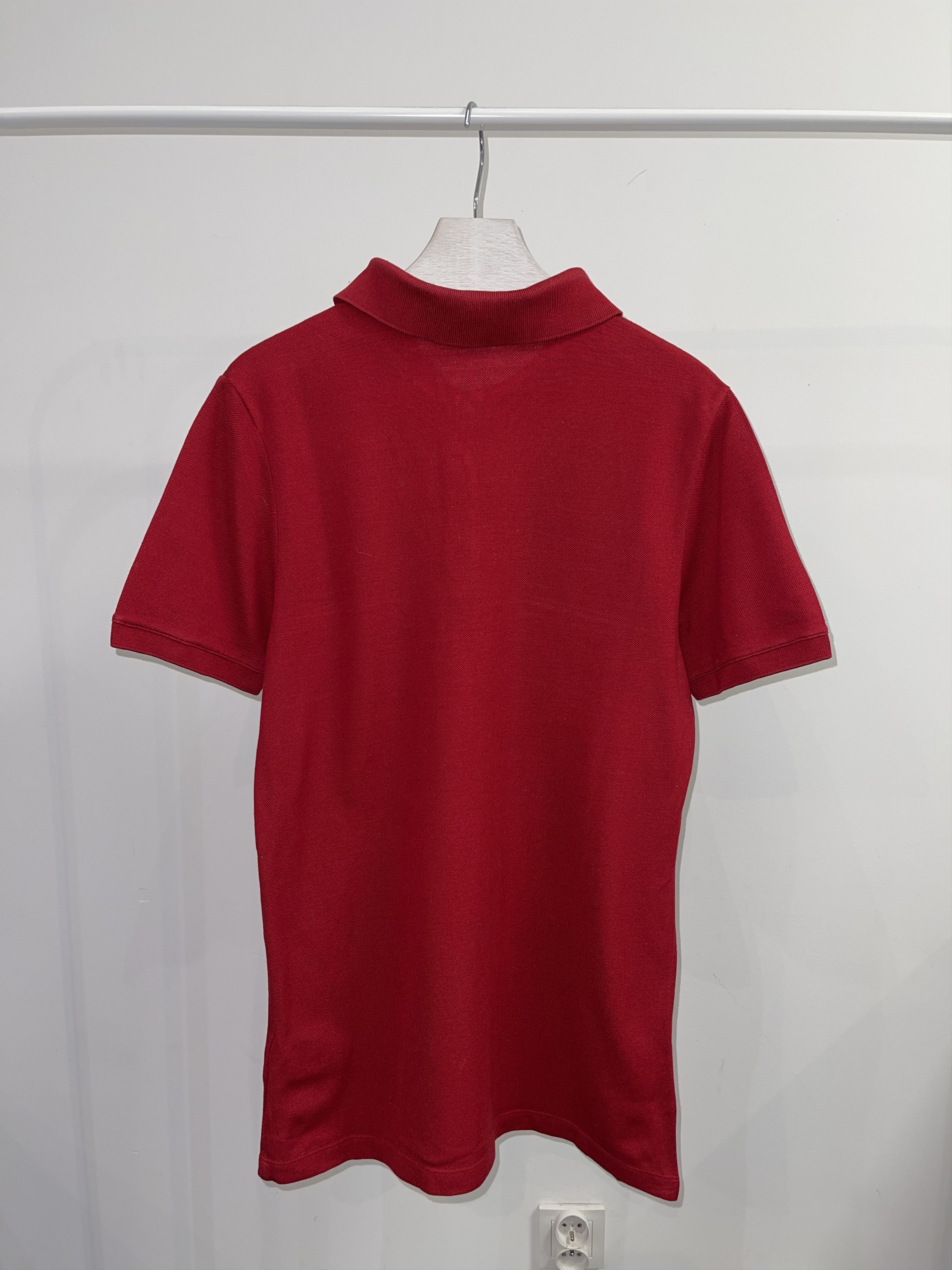 Prada SS08 Prada Striped Red Tab Logo Red Polo T-Shirt Size US S / EU 44-46 / 1 - 4 Thumbnail