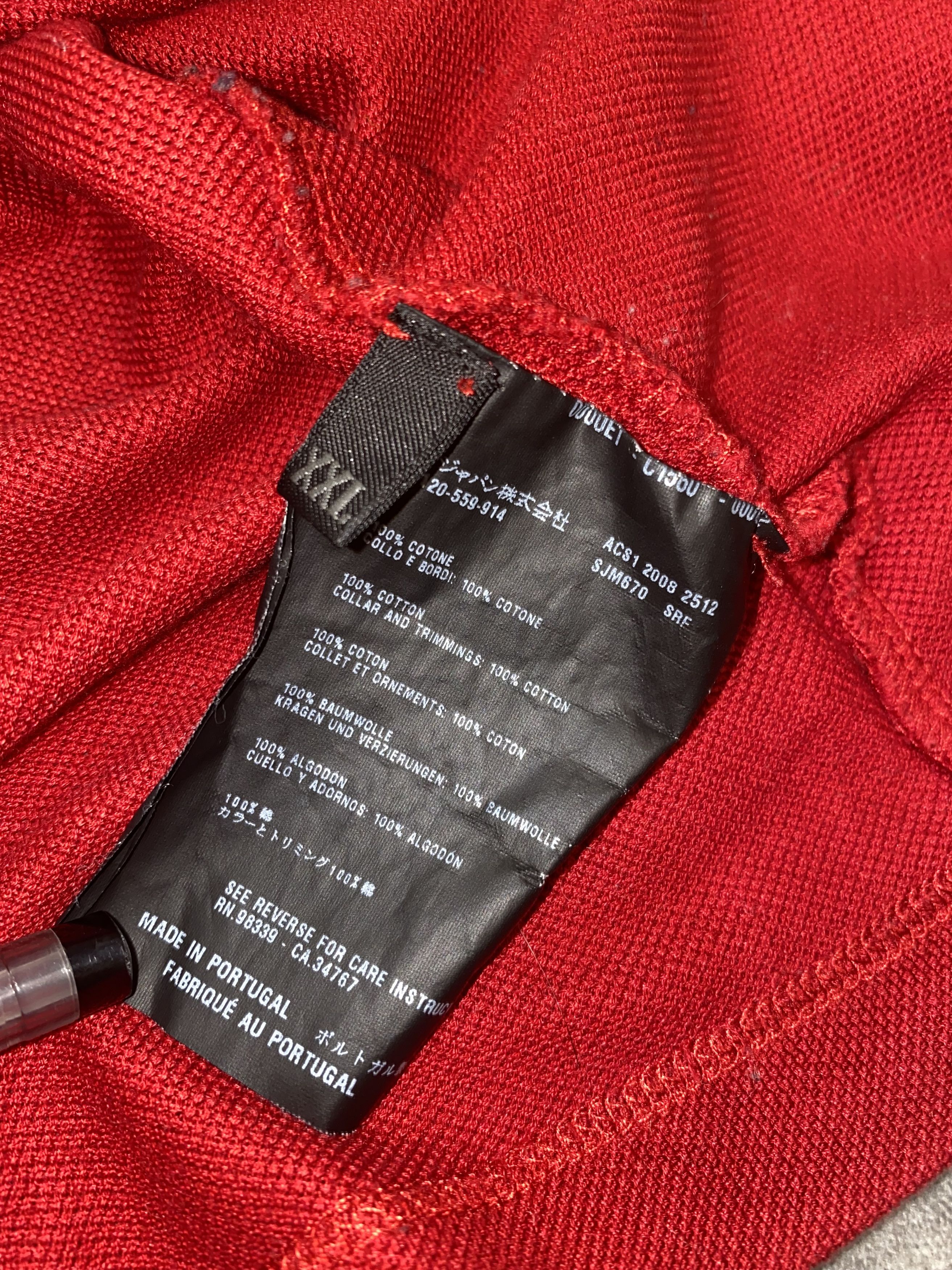 Prada SS08 Prada Striped Red Tab Logo Red Polo T-Shirt Size US S / EU 44-46 / 1 - 13 Thumbnail