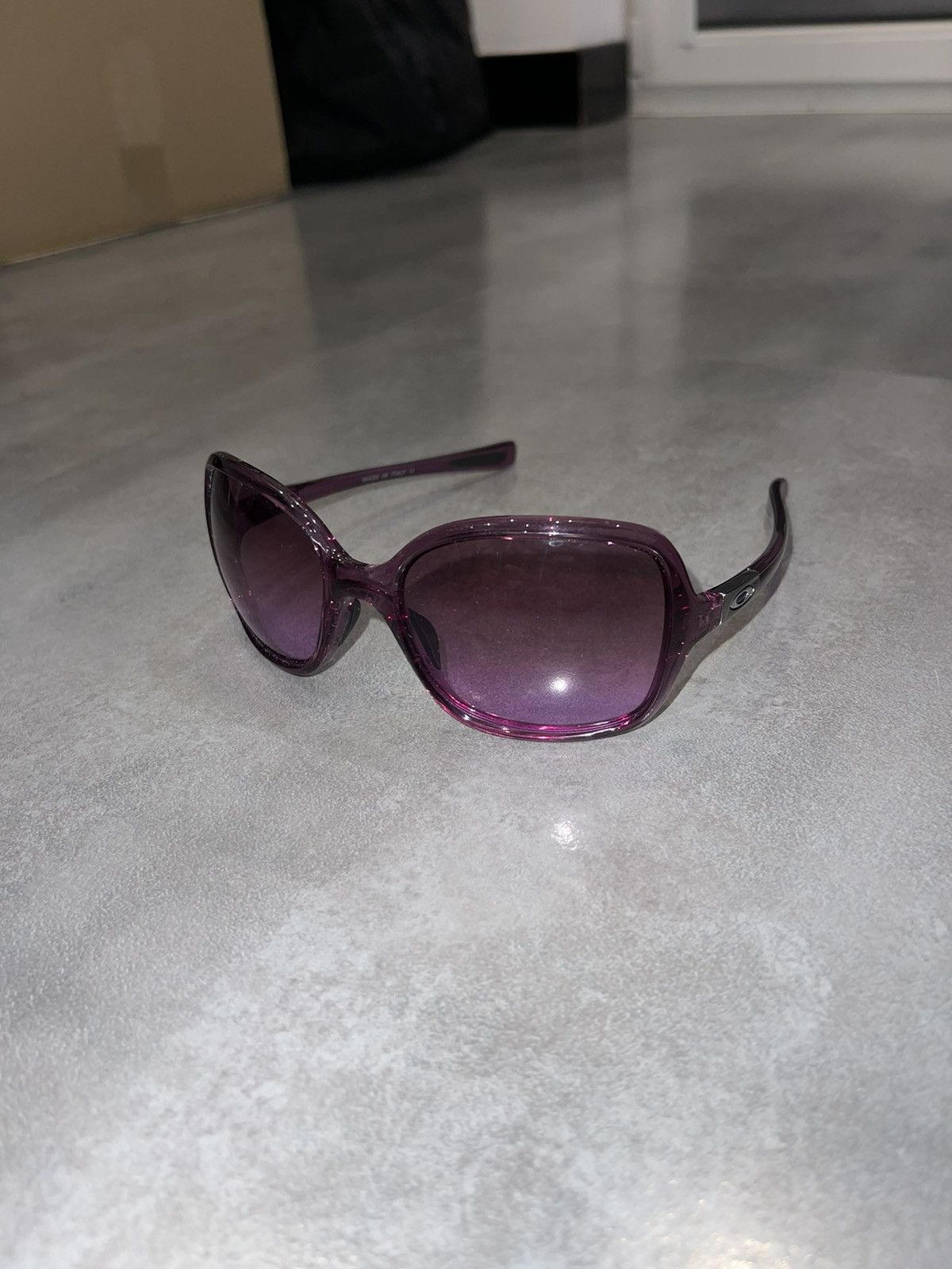image of Oakley Oo9192-11 "obsessed" Light Violet Sunglasses, Men's