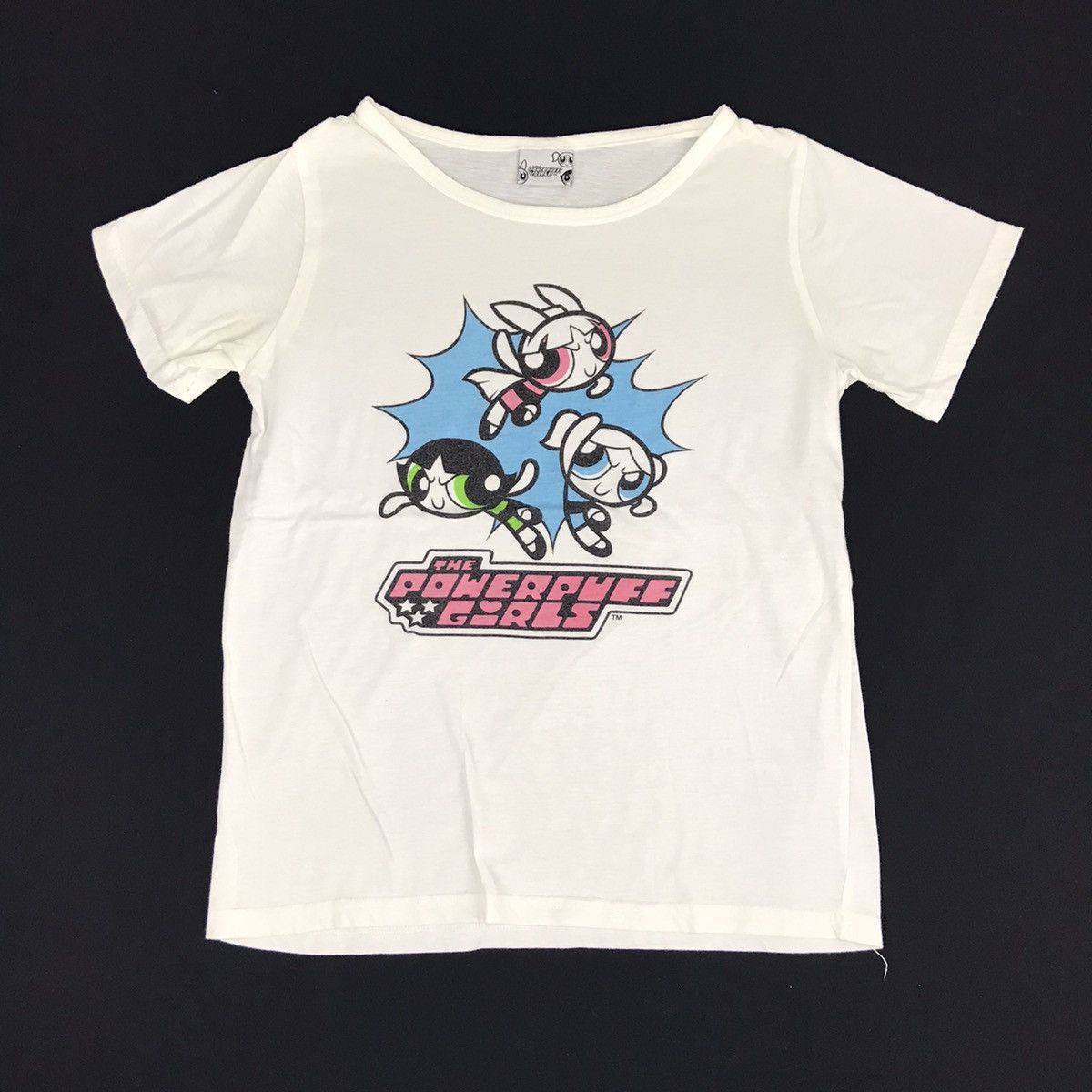 image of Anima x Cartoon Network The Power Puff Girl Cartoon Character in White, Women's (Size XS)