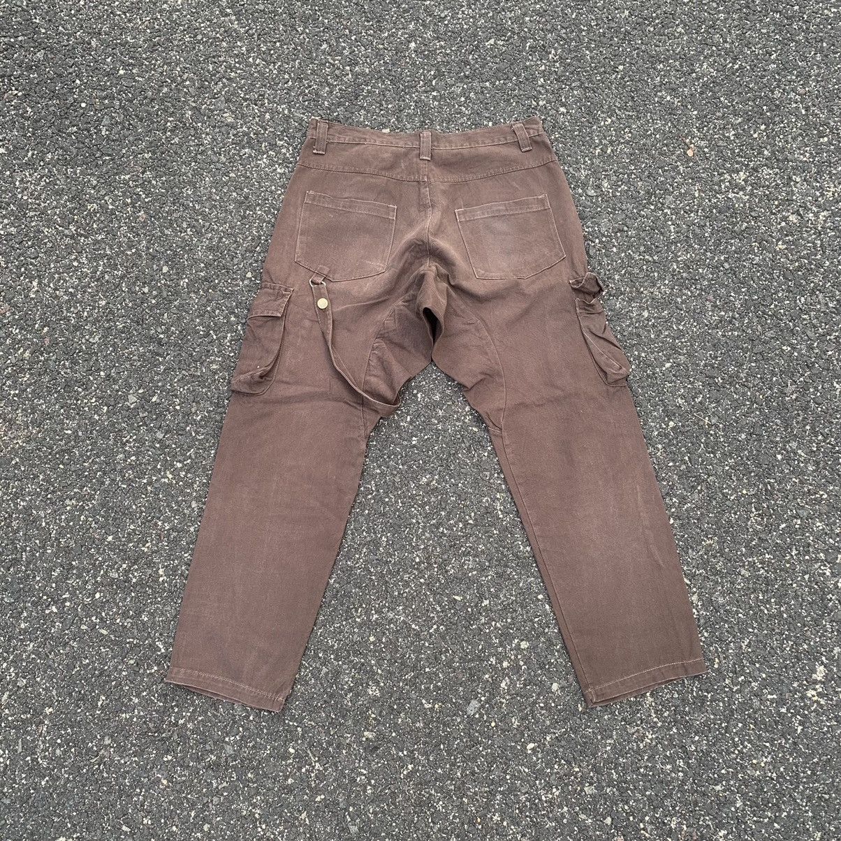 Seditionaries DISTRESSED!! Bondage HipHop Japanese Faded Cargo Pants Size US 32 / EU 48 - 7 Thumbnail
