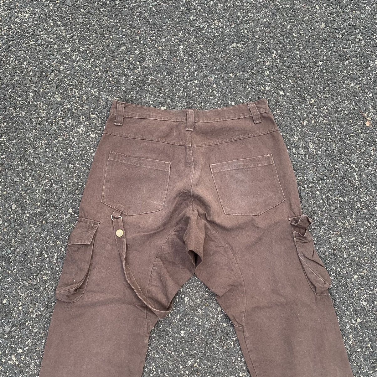Seditionaries DISTRESSED!! Bondage HipHop Japanese Faded Cargo Pants Size US 32 / EU 48 - 8 Thumbnail