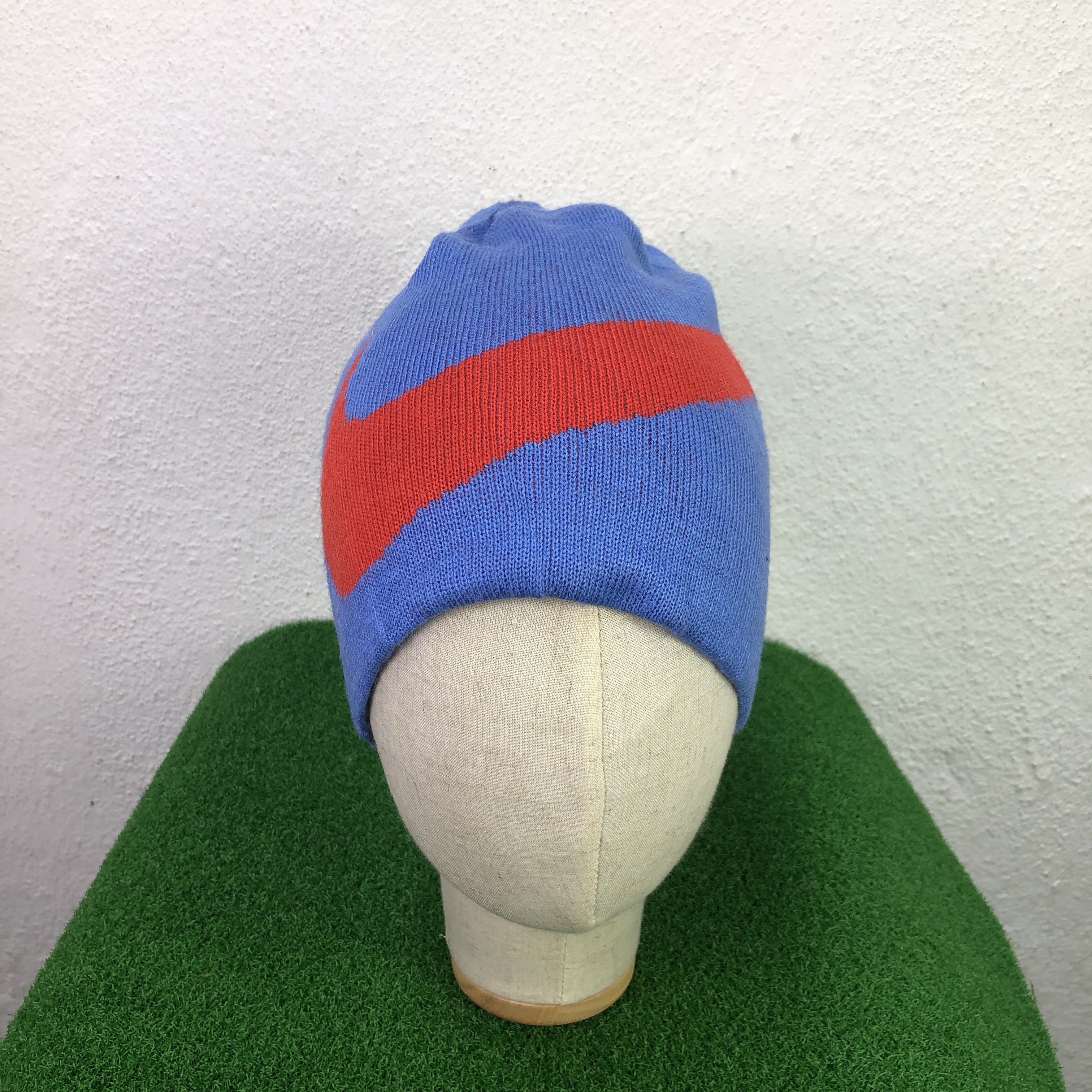 Nike Vintage Nike Big Swoosh Beanie Hat Size ONE SIZE - 3 Thumbnail