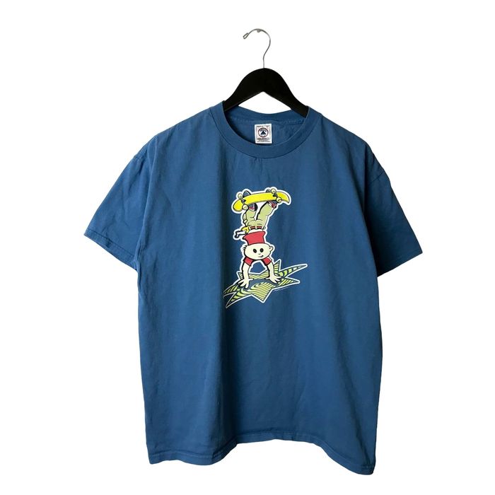 Vintage 90s Vintage Delta Propellerhead Skate T Shirt Upside Down Grailed