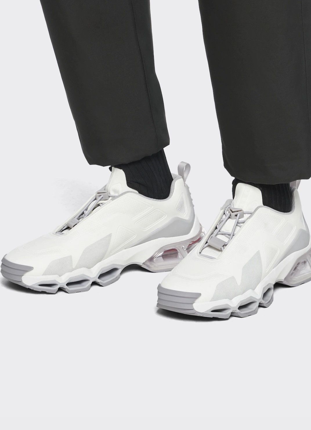 Prada Prada Sport Collision Bounce Cross Sneakers Size US 12 / EU 45 - 2 Thumbnail