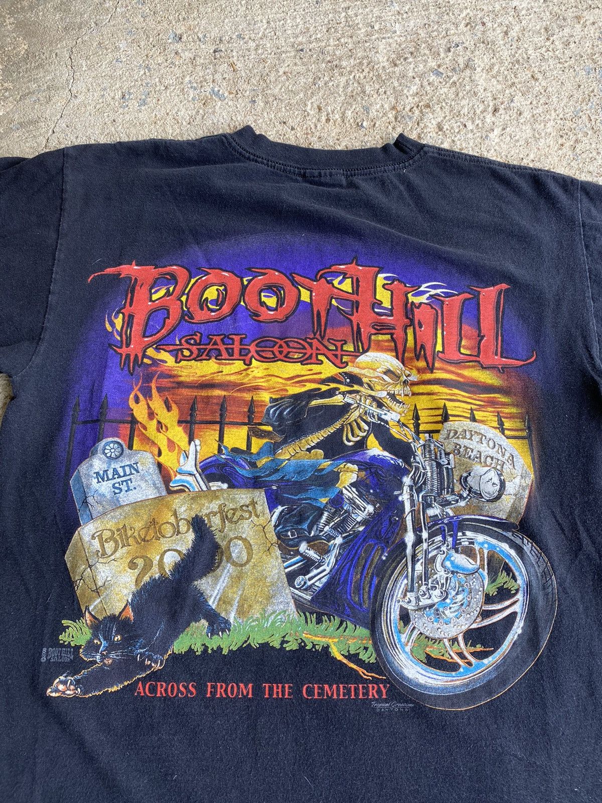Harley Davidson × Vintage Vintage Y2K Boot Hill Saloon Skull Harley Style Shirt Size US M / EU 48-50 / 2 - 2 Thumbnail