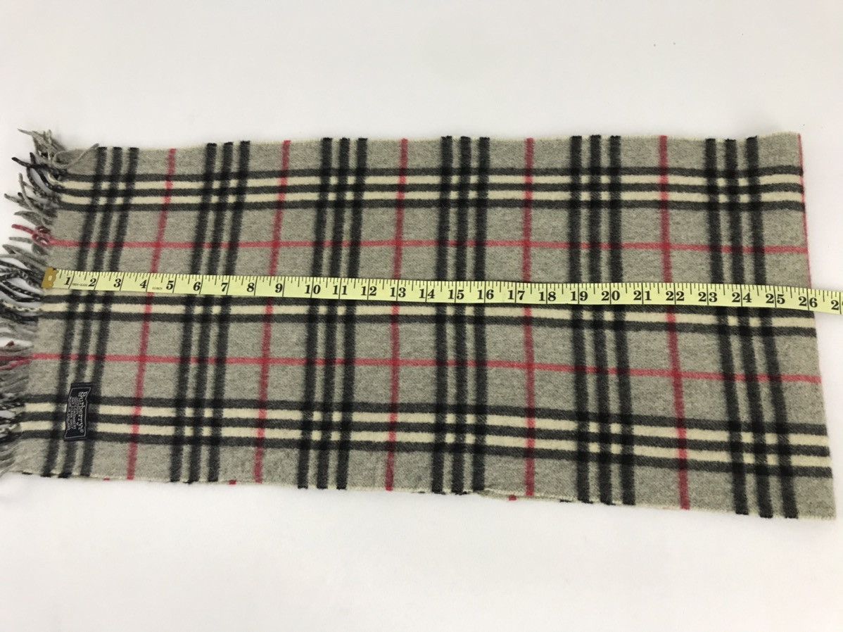 Burberry × Burberry Prorsum × Vintage Vintage BURBERRY London Nova Check Monogram Luxury Muffler Size ONE SIZE - 5 Thumbnail