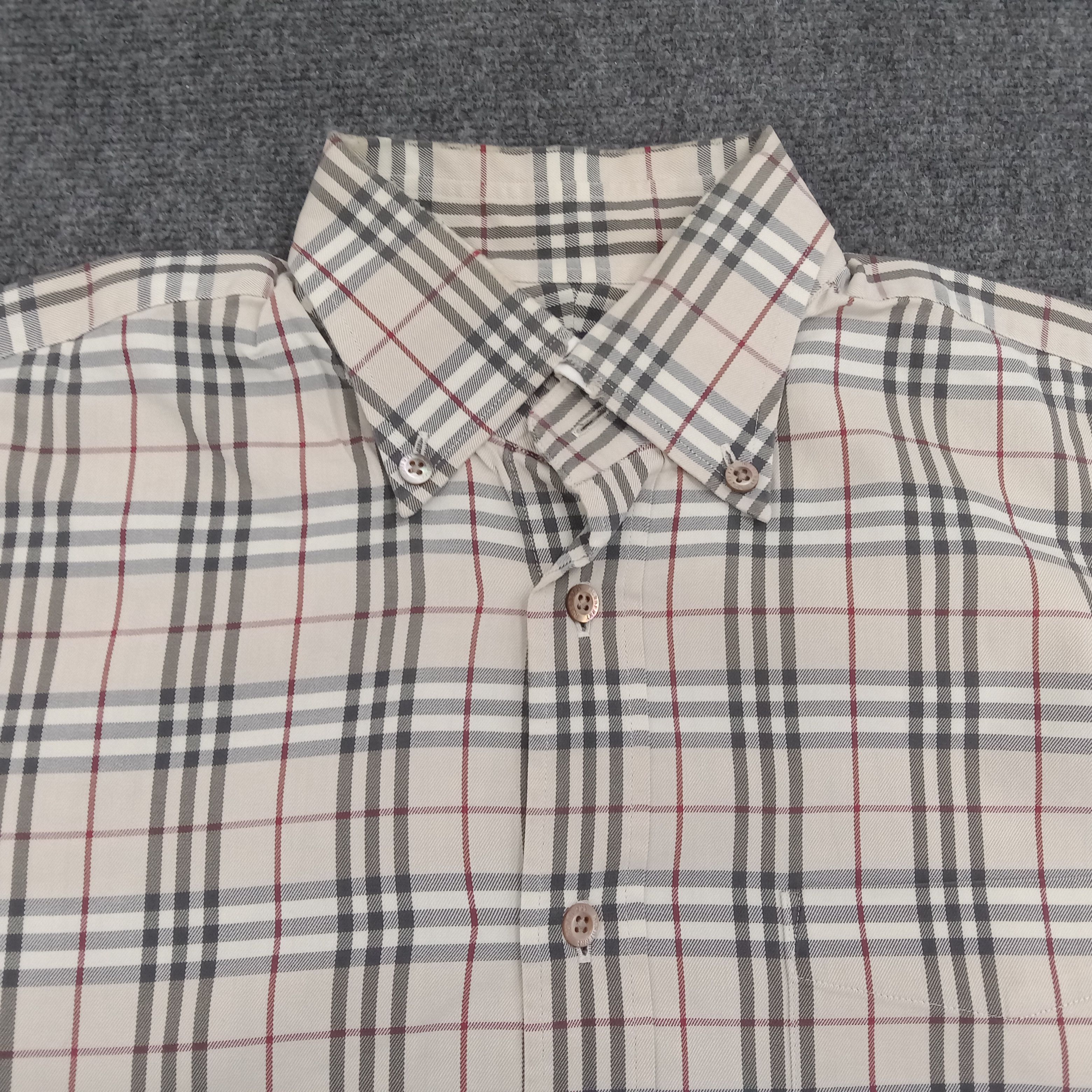 Burberry × Vintage Burberry London Nova Check Shirt Size US M / EU 48-50 / 2 - 2 Thumbnail