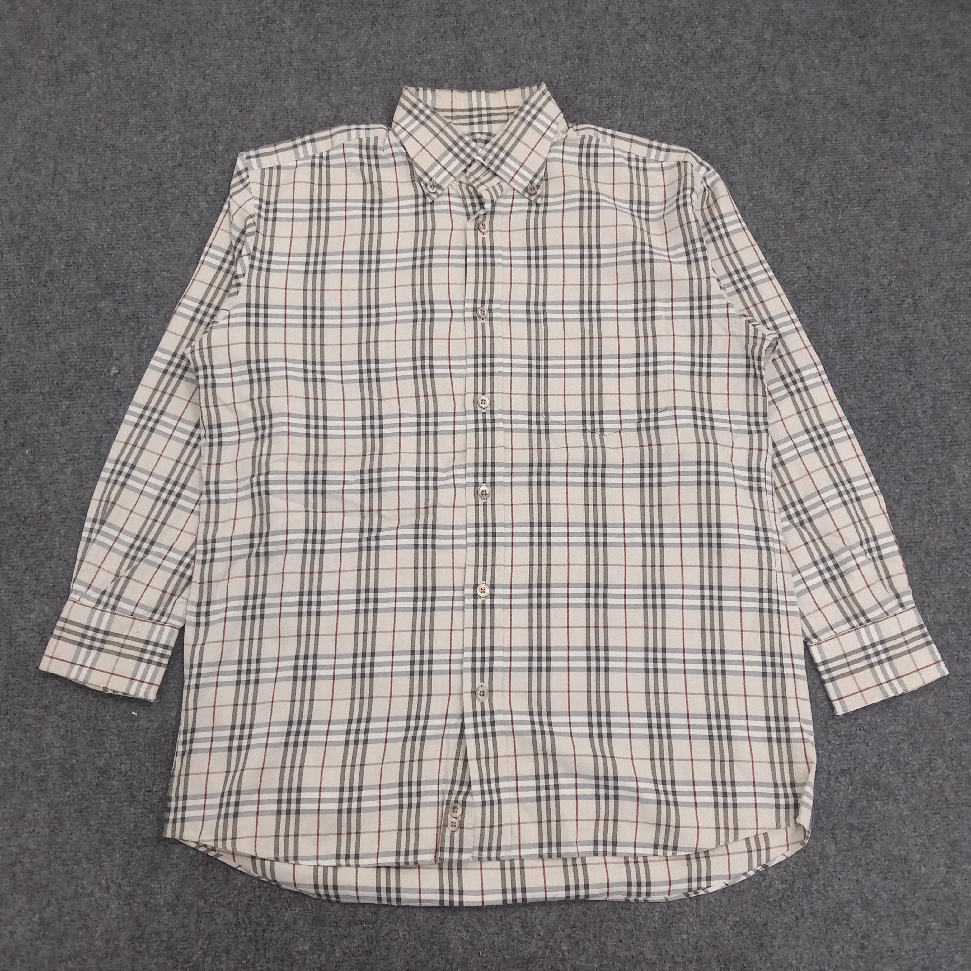 Burberry × Vintage Burberry London Nova Check Shirt Size US M / EU 48-50 / 2 - 1 Thumbnail