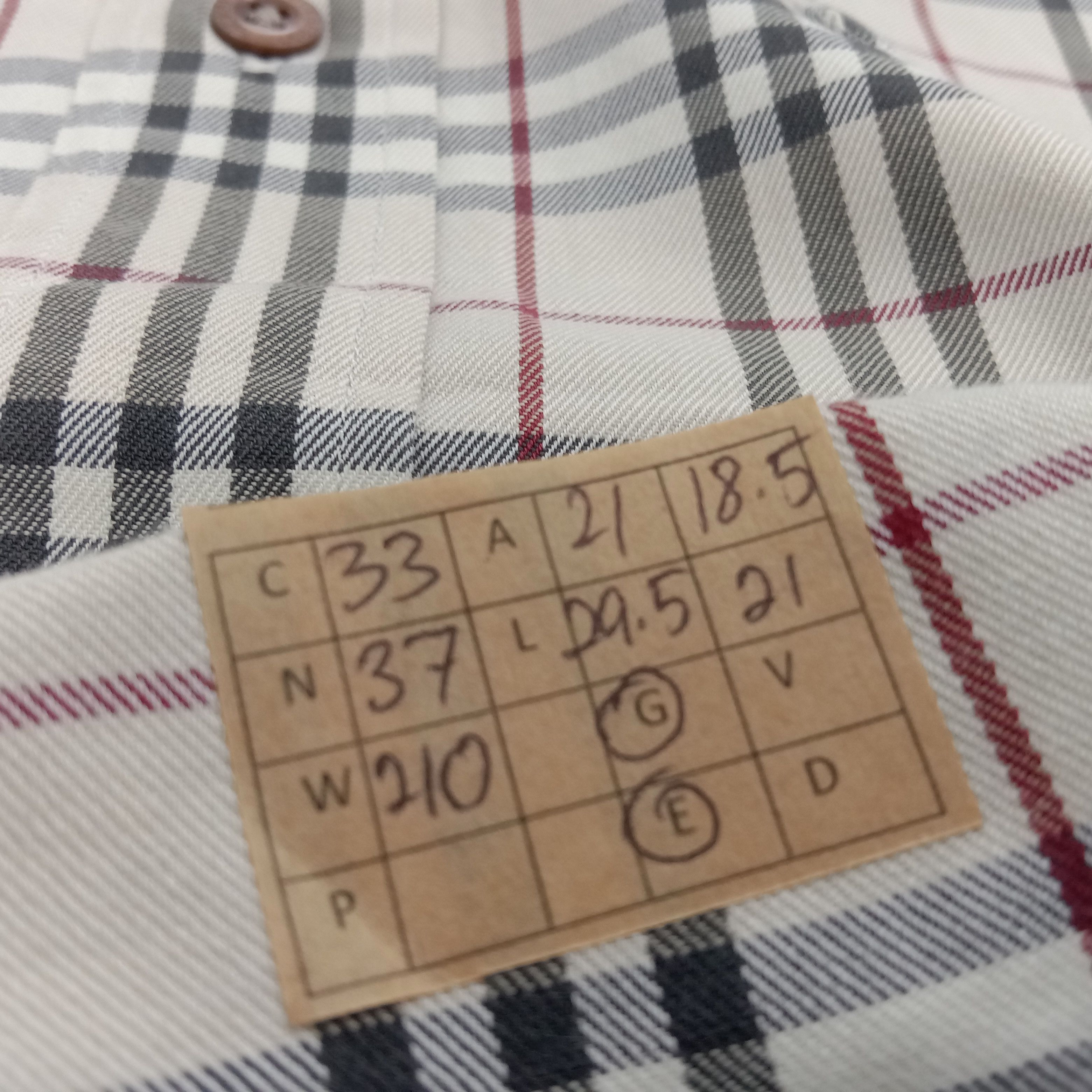 Burberry × Vintage Burberry London Nova Check Shirt Size US M / EU 48-50 / 2 - 6 Thumbnail