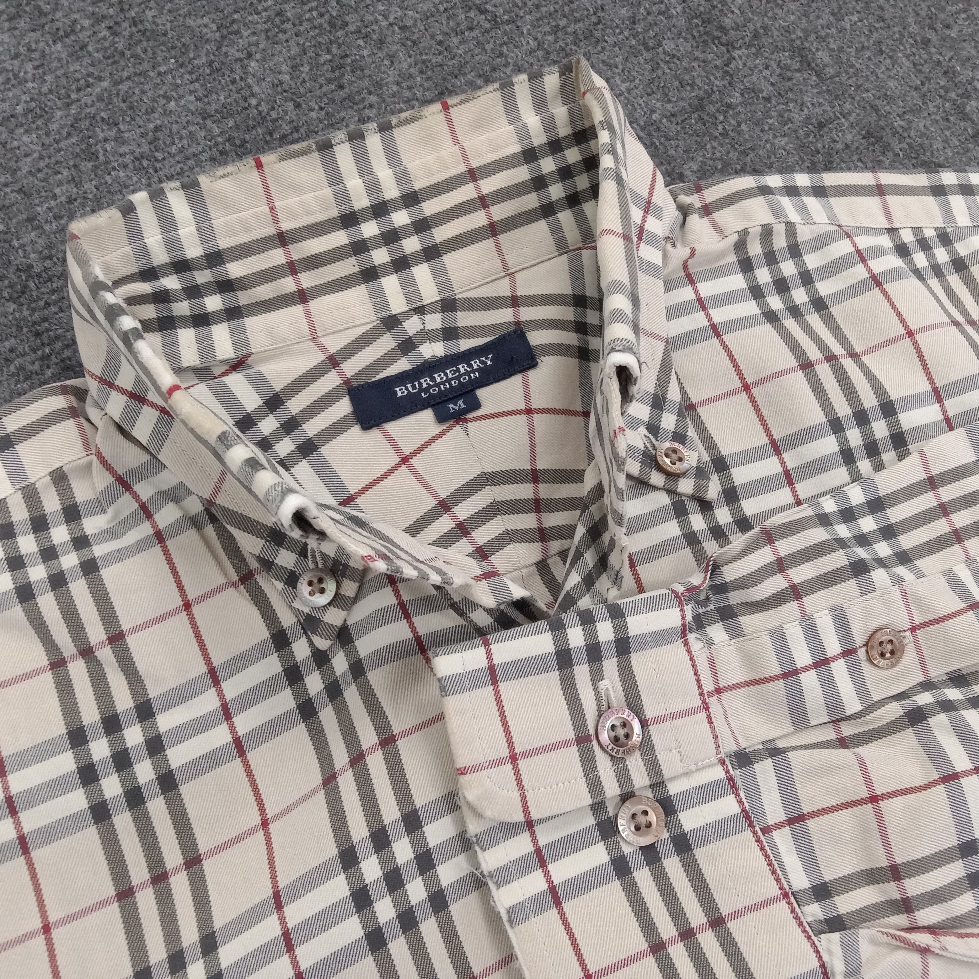 Burberry × Vintage Burberry London Nova Check Shirt Size US M / EU 48-50 / 2 - 4 Thumbnail