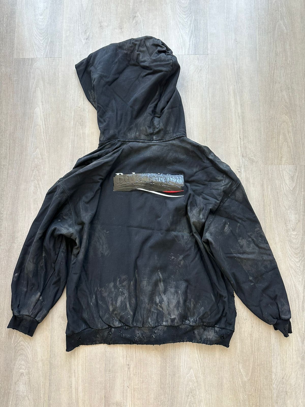 Image of Balenciaga Gaffer Hoodie in Black, Men's (Size 2XL)