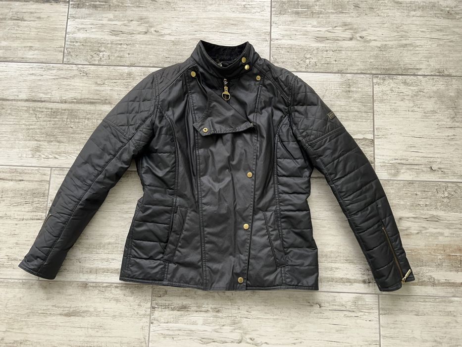 Barbour quilted motorcycle clearance jacket