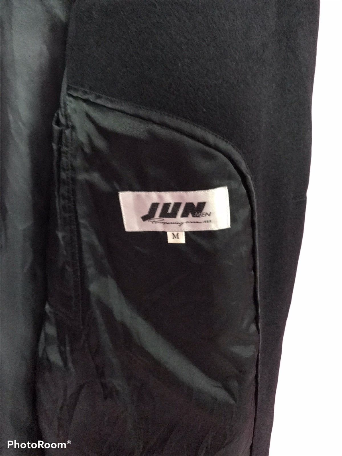 Japanese Brand JUN MEN BLACK SIZE M LONG COAT WOOL JAPAN Size US M / EU 48-50 / 2 - 5 Thumbnail