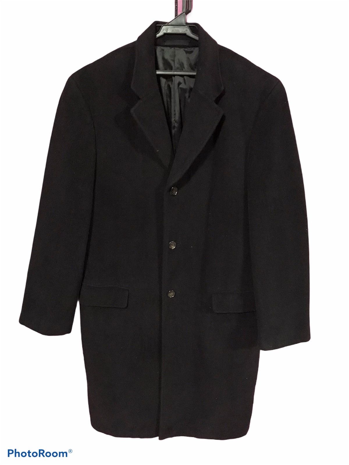 Japanese Brand JUN MEN BLACK SIZE M LONG COAT WOOL JAPAN Size US M / EU 48-50 / 2 - 2 Thumbnail